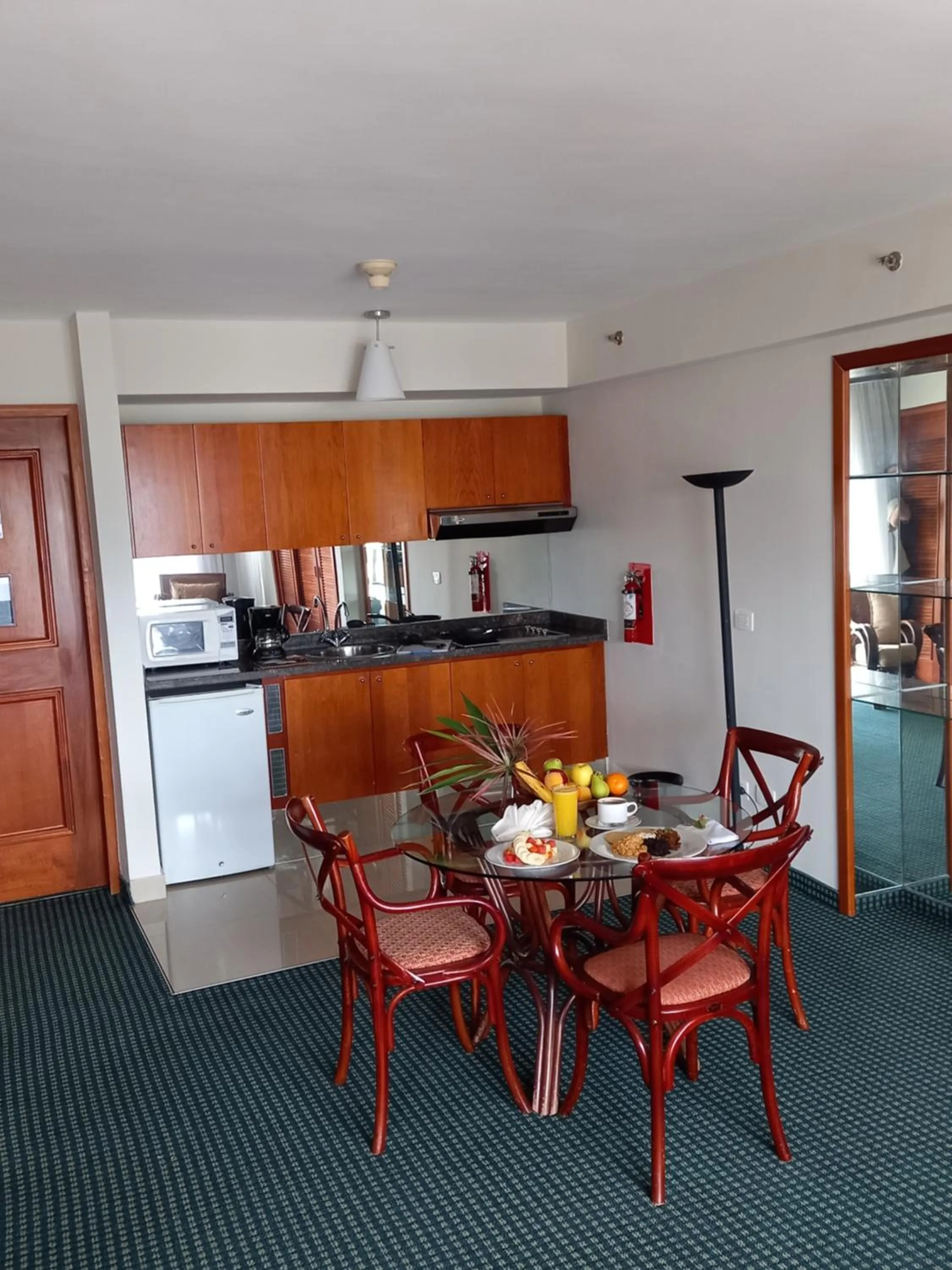 stove in HOTEL ALTAMIRA SUITES