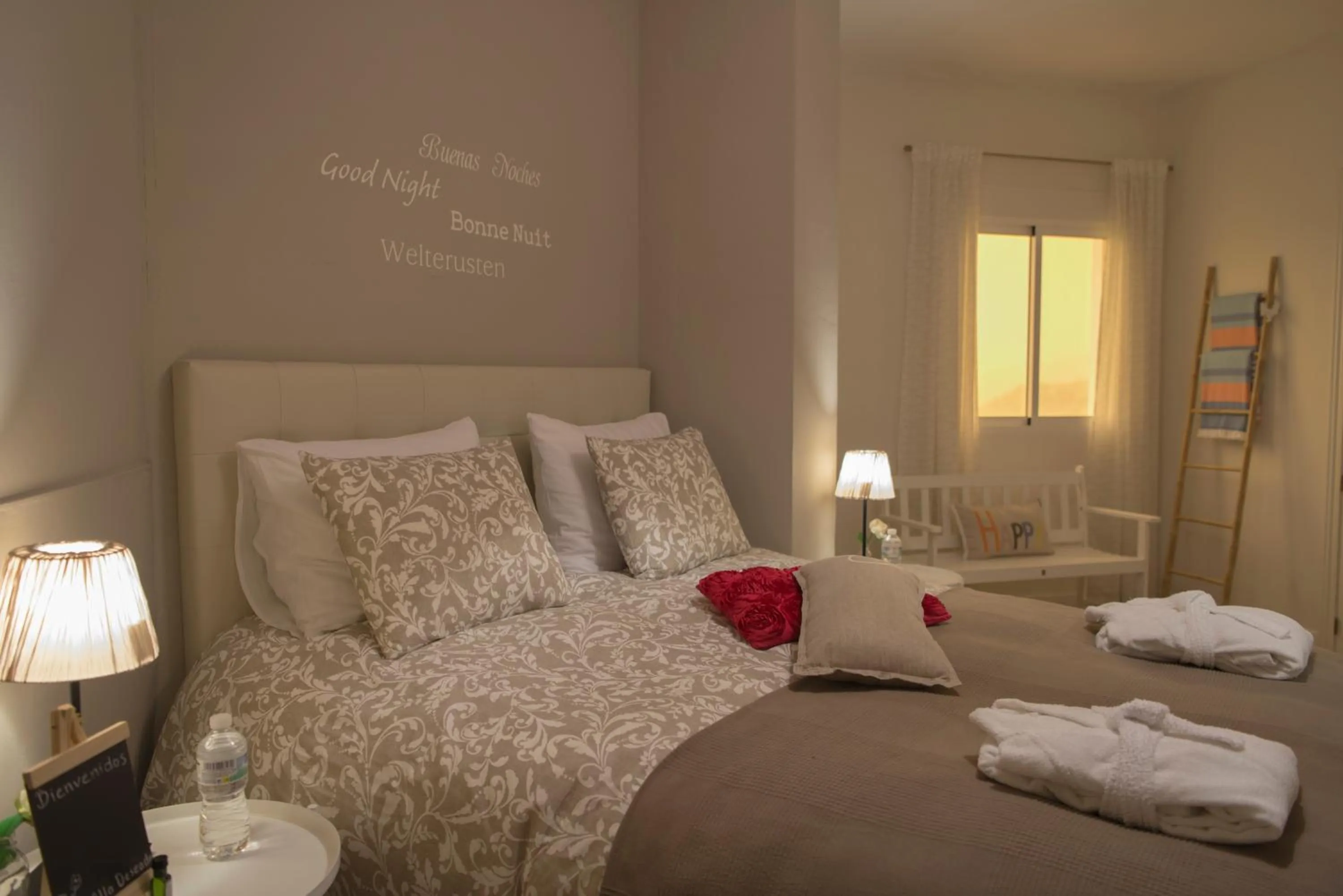 Bedroom, Bed in B&B Villa Deseada