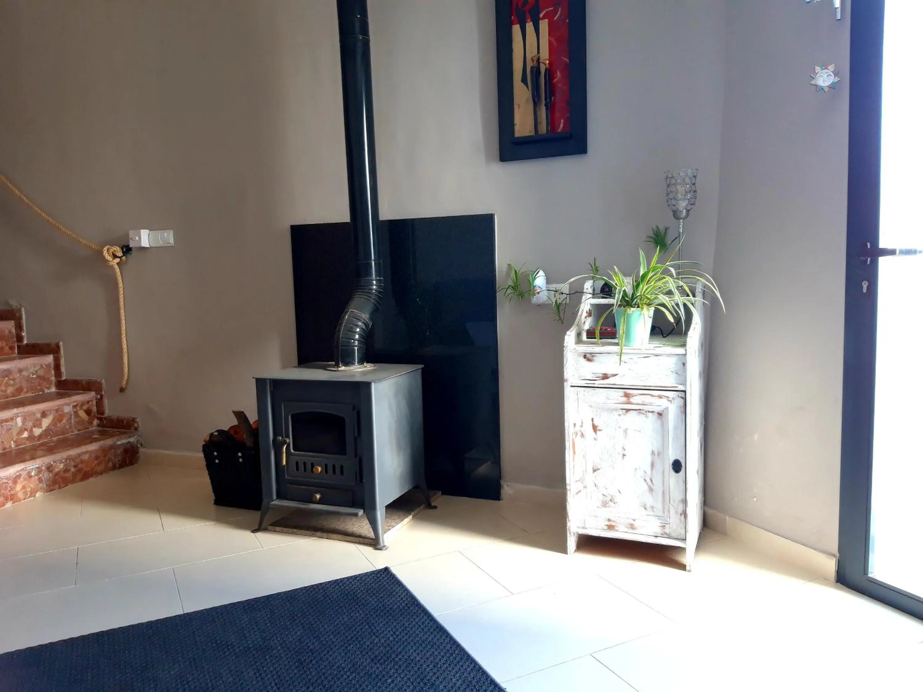 Seating area in B&B Villa Deseada