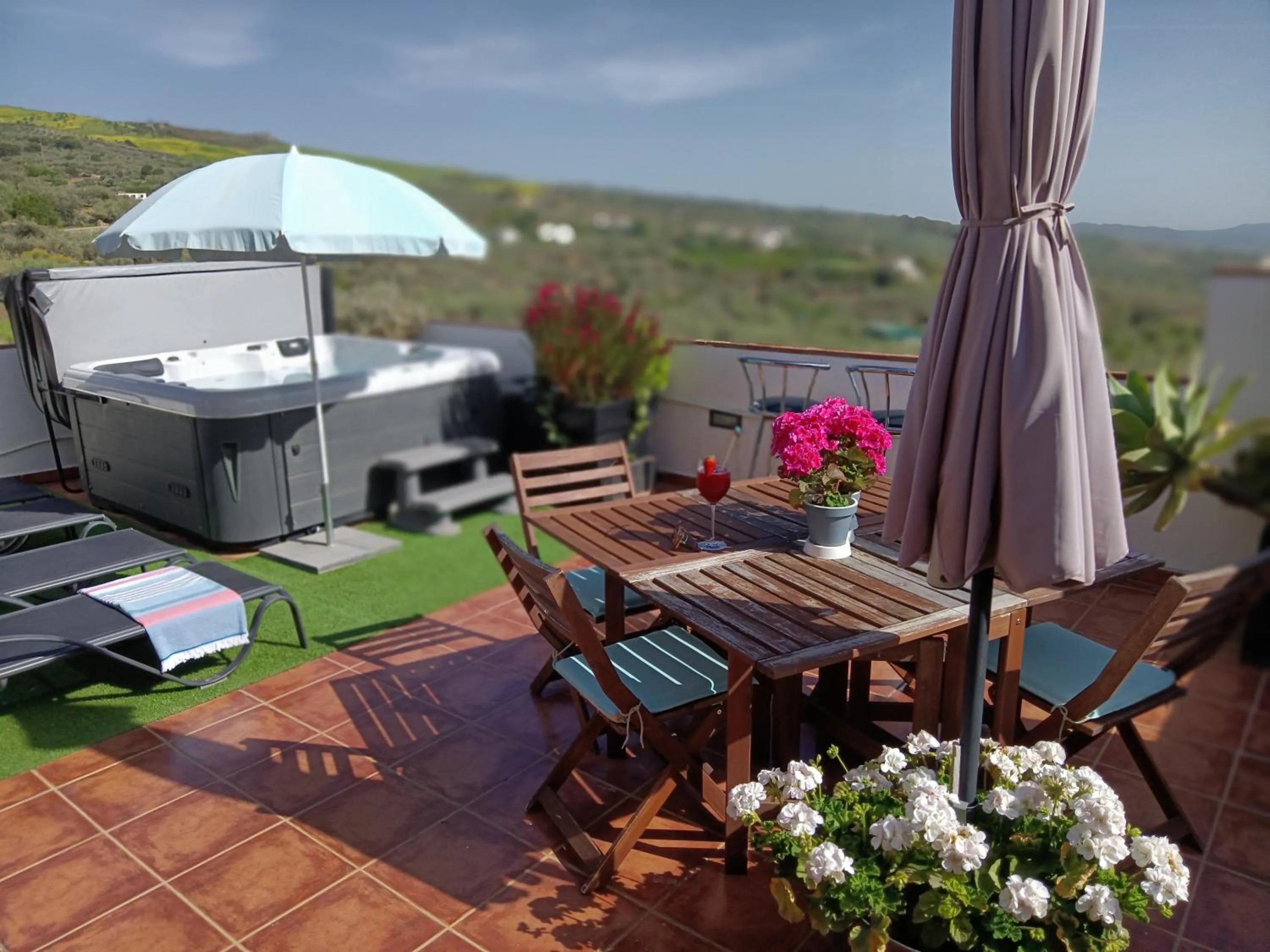 Natural landscape in B&B Villa Deseada