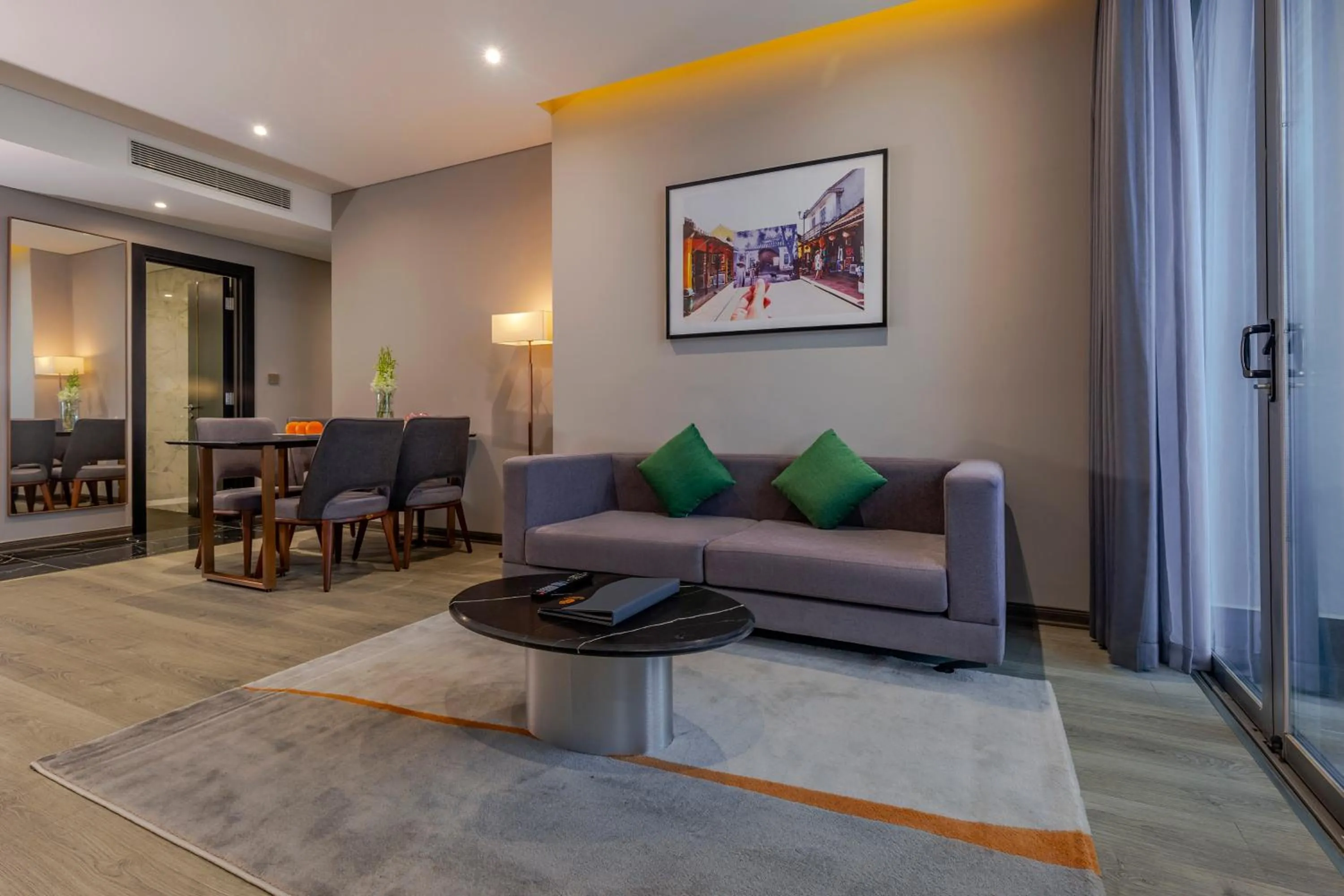 Living room in Le Sands Oceanfront Danang Hotel