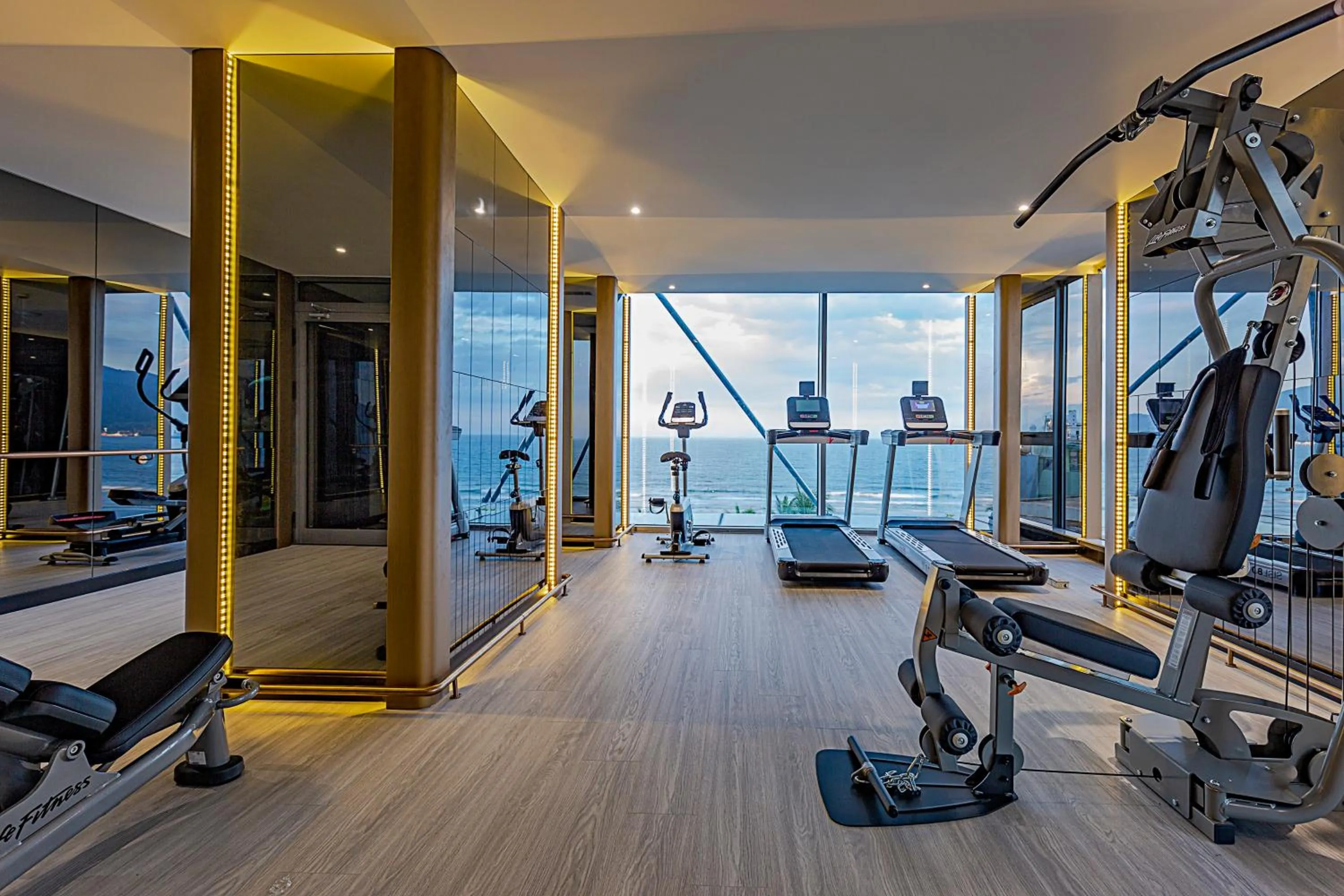 Fitness centre/facilities in Le Sands Oceanfront Danang Hotel