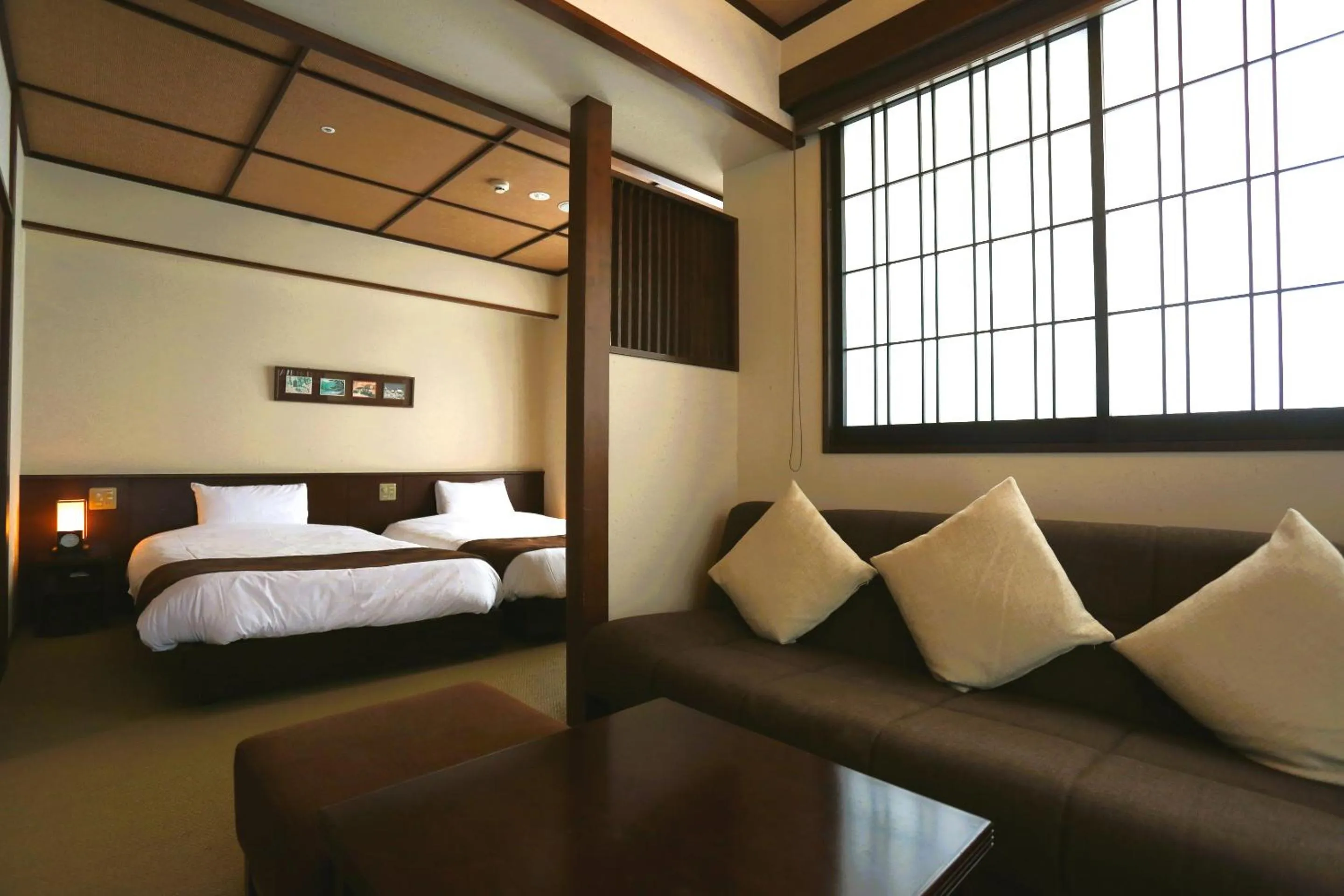 Photo of the whole room, Bed in Kadensho, Arashiyama Onsen, Kyoto - Kyoritsu Resort