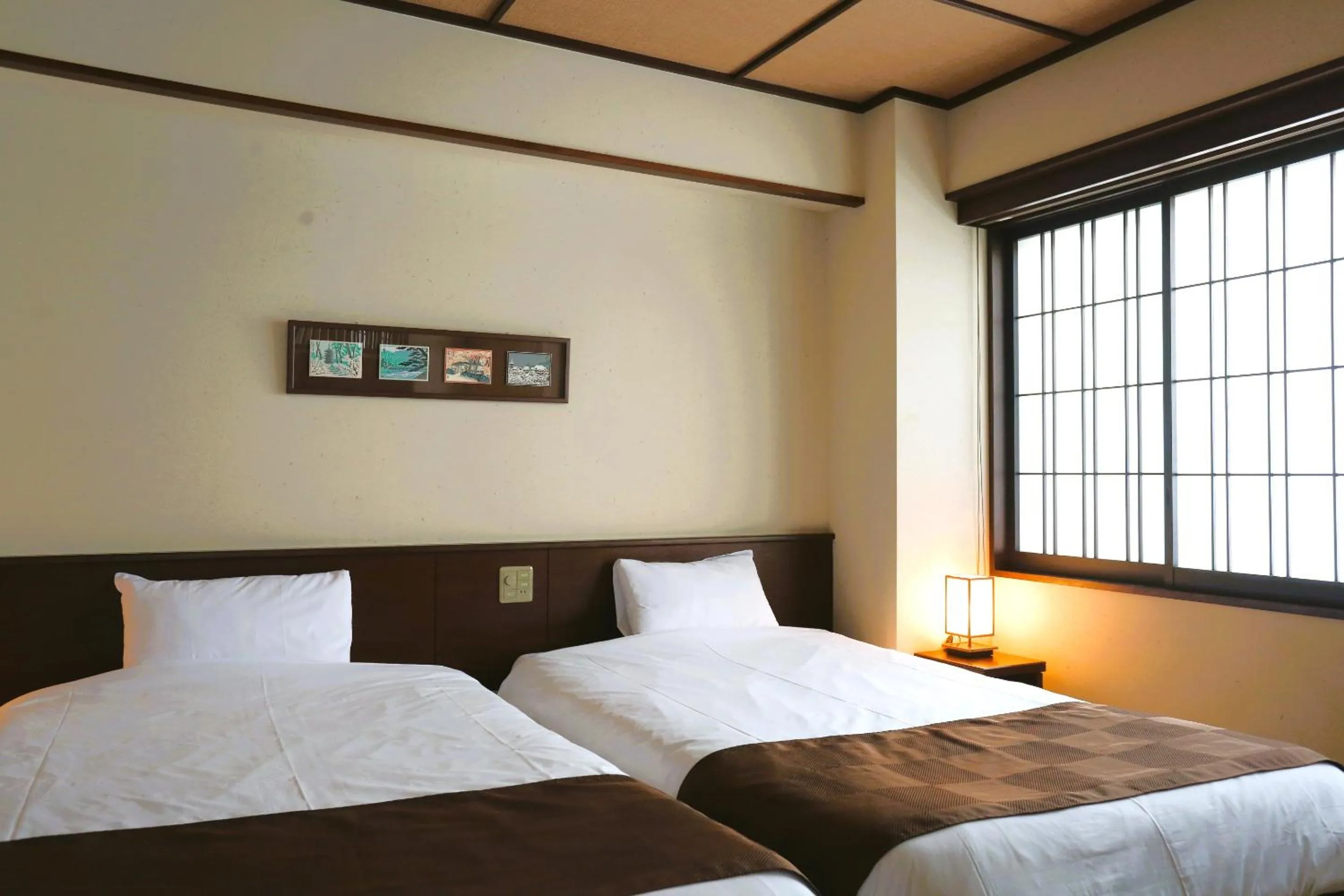 Photo of the whole room, Bed in Kadensho, Arashiyama Onsen, Kyoto - Kyoritsu Resort