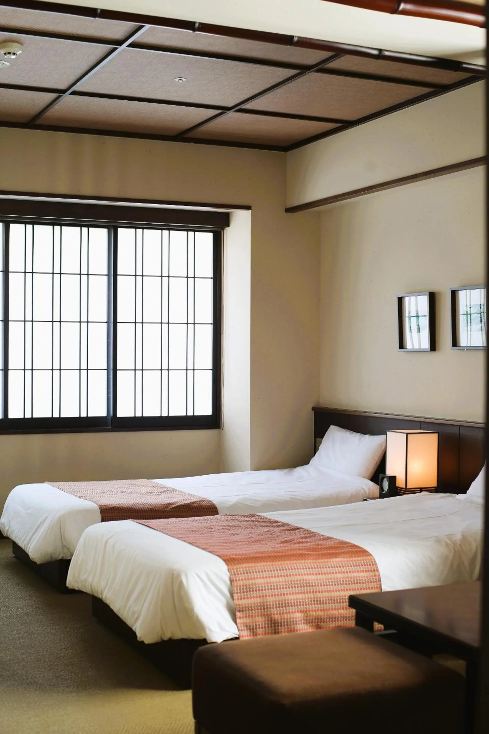 Bed in Kadensho, Arashiyama Onsen, Kyoto - Kyoritsu Resort