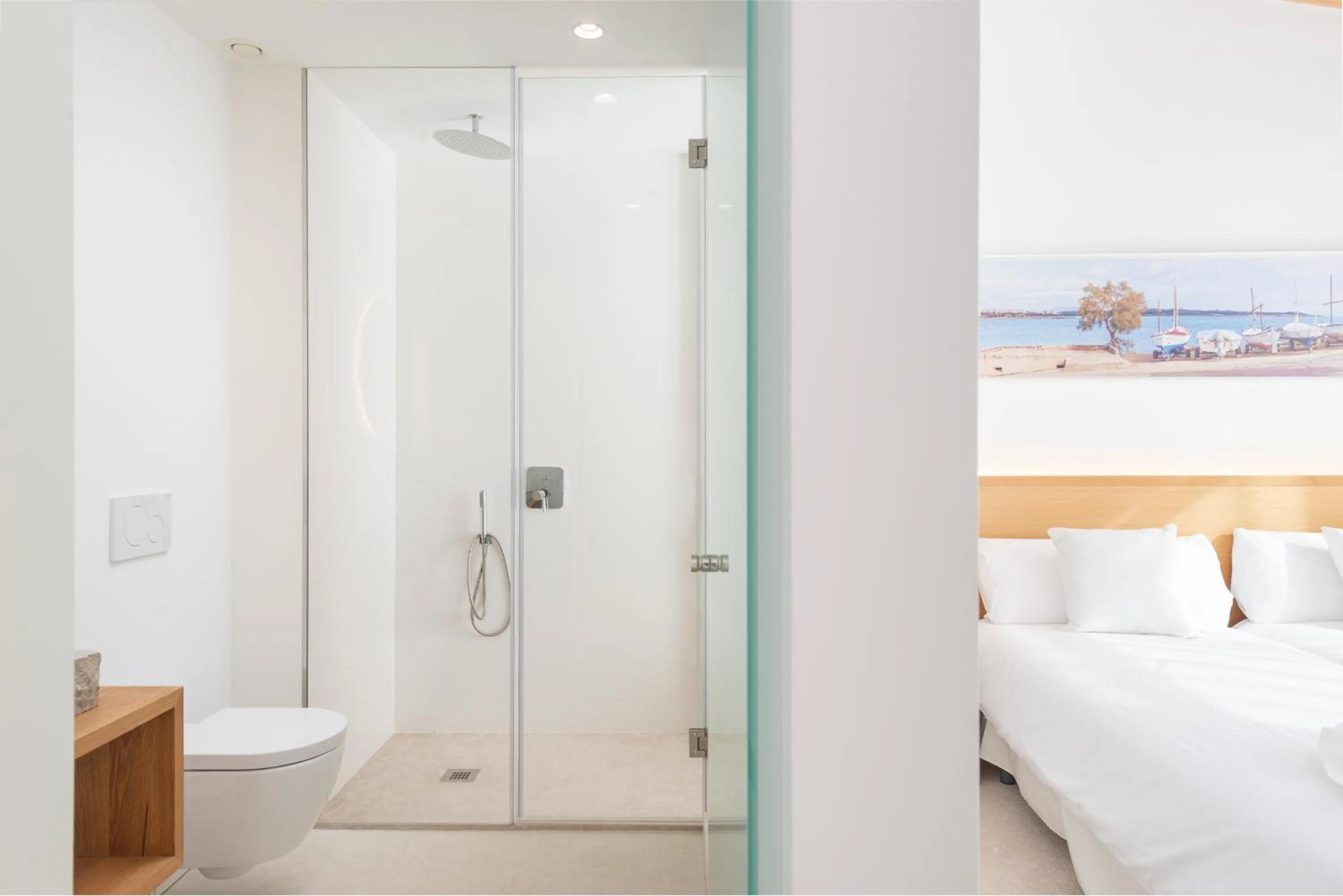 Bathroom, Bed in Placeta Vella Turismo de Interior