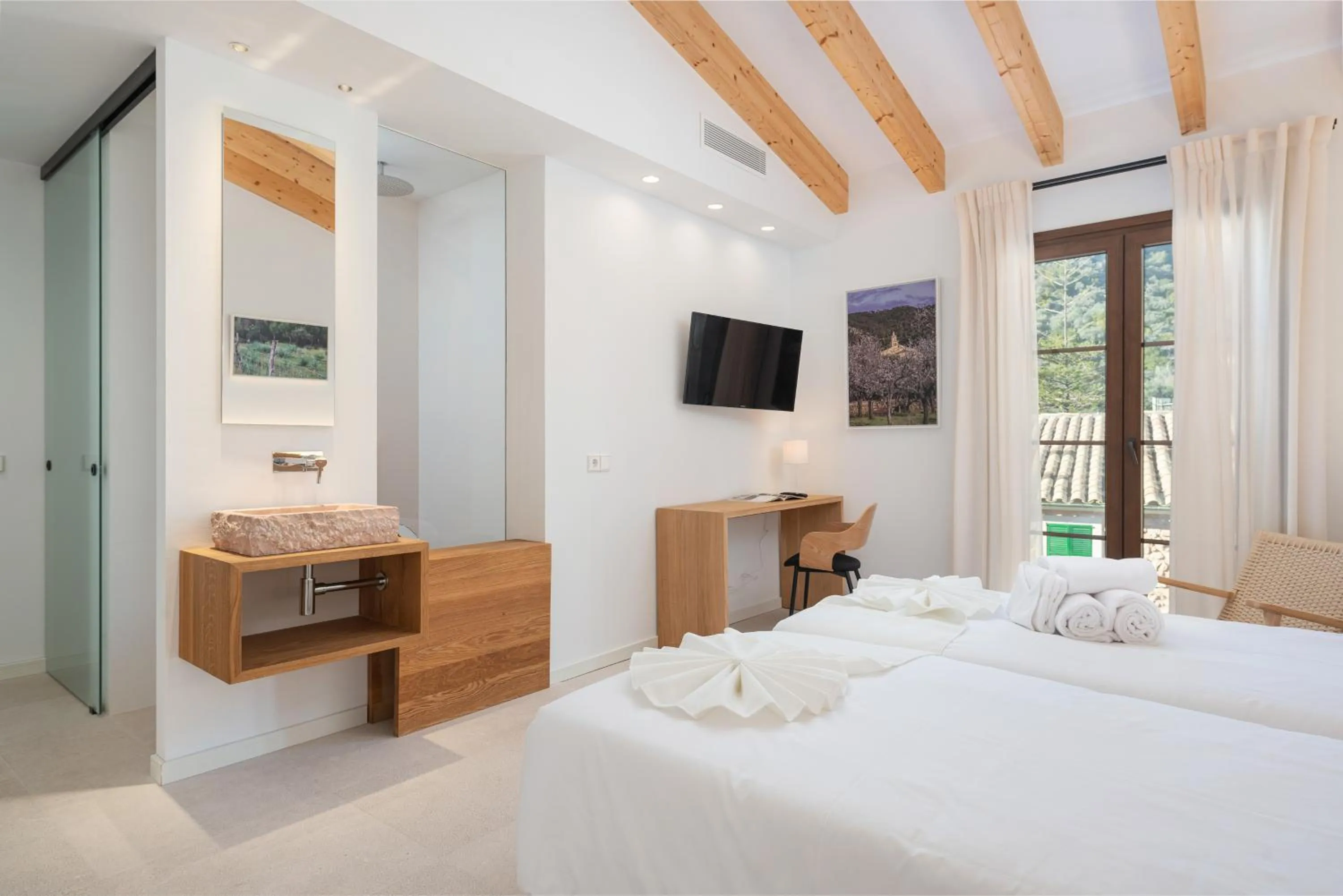 Photo of the whole room, Bed in Placeta Vella Turismo de Interior