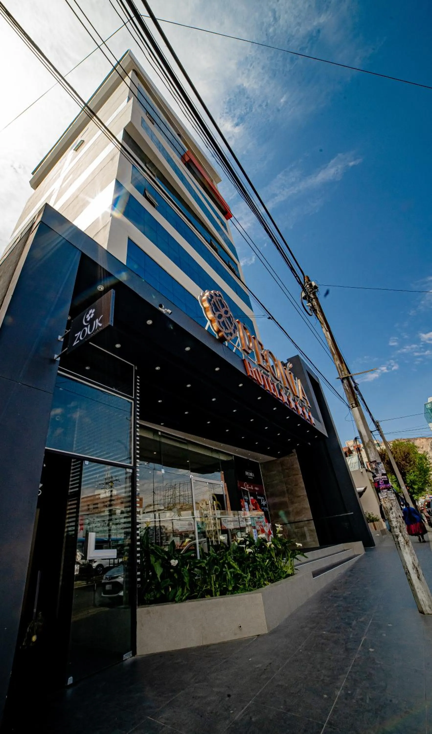 Property building in Hotel La Peonía