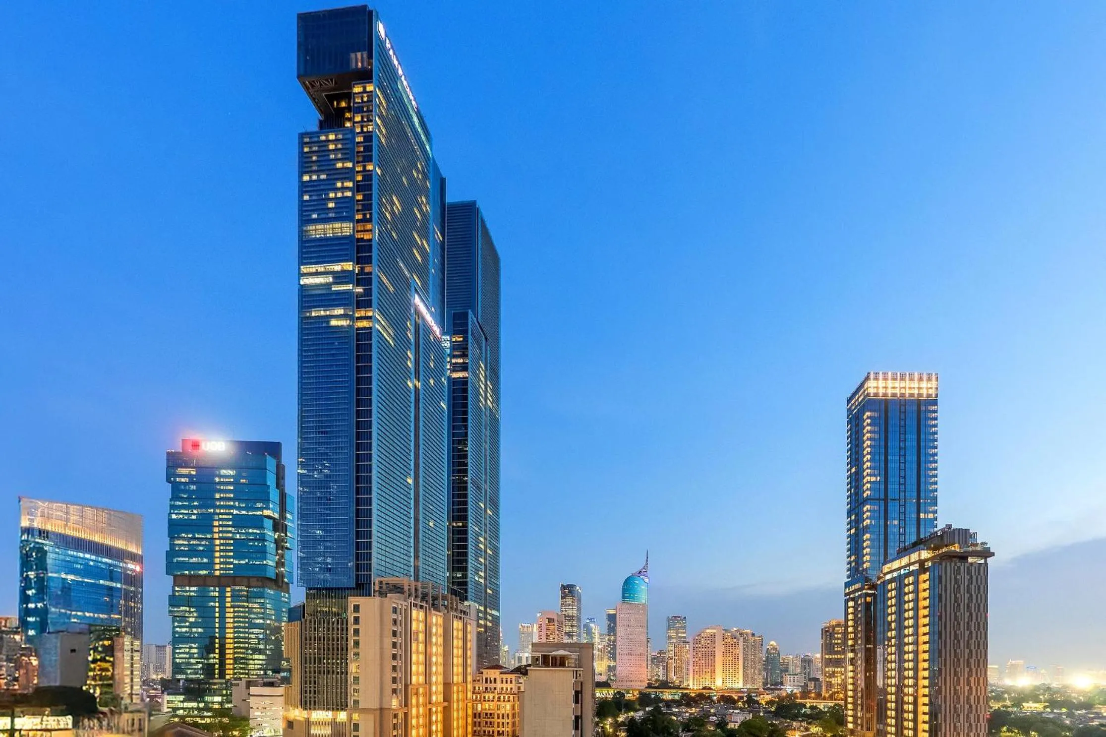 City view in Grand Thamrin Hotel