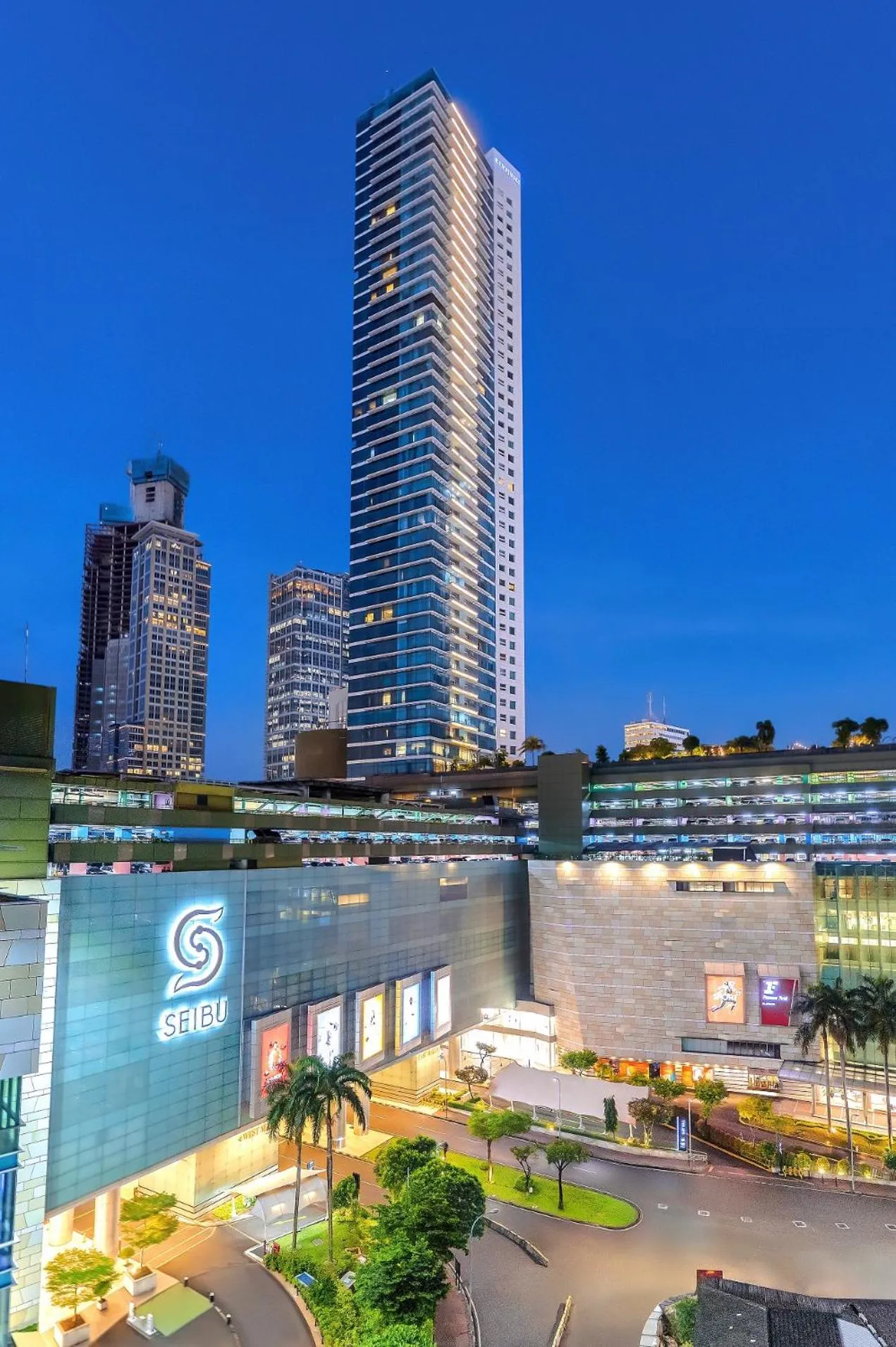 City view in Grand Thamrin Hotel