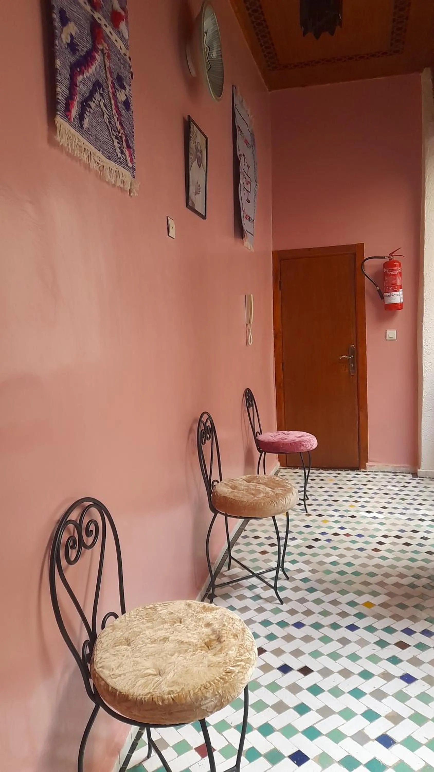 Seating area in Riad amal