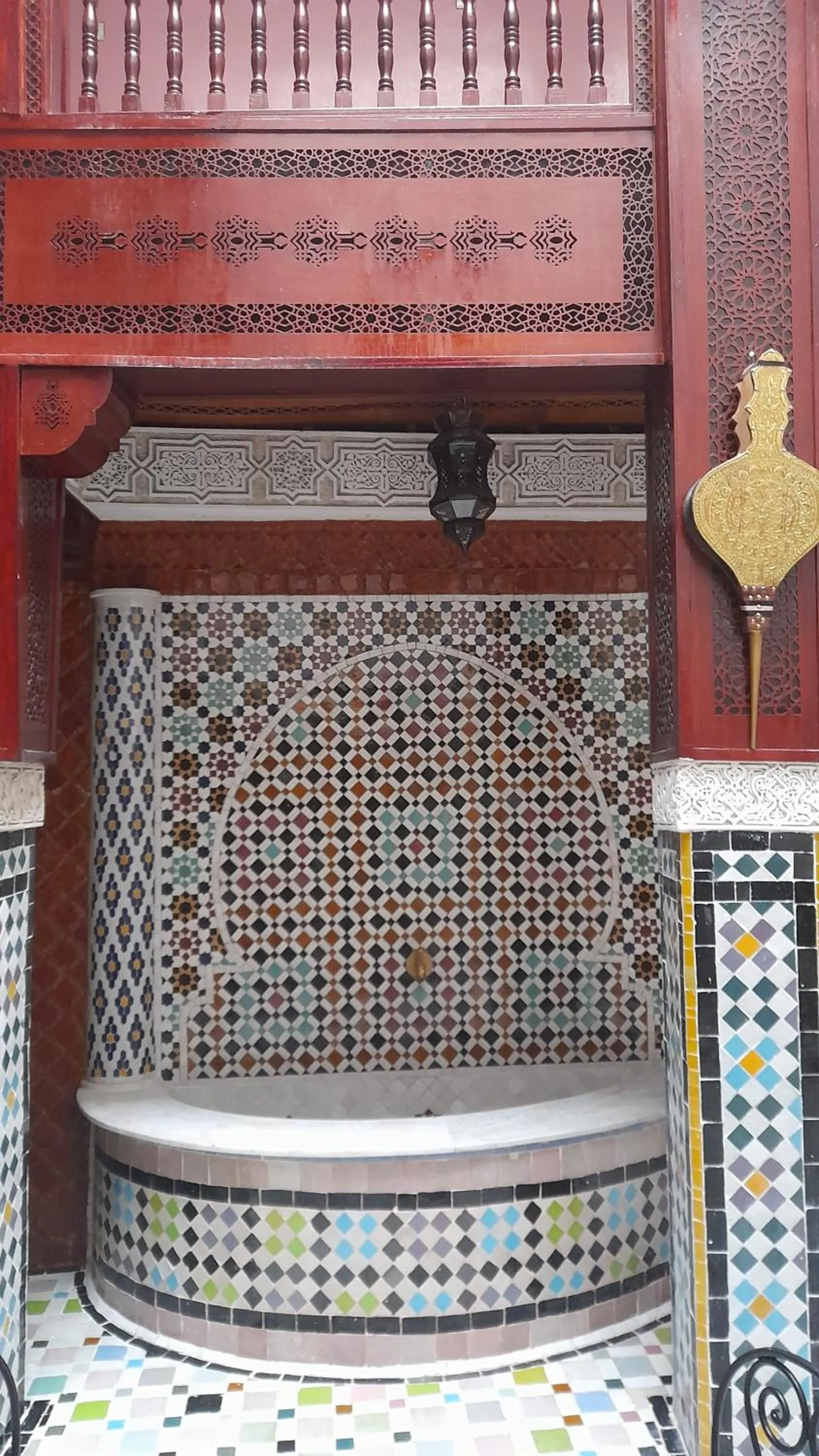 Seating area in Riad amal