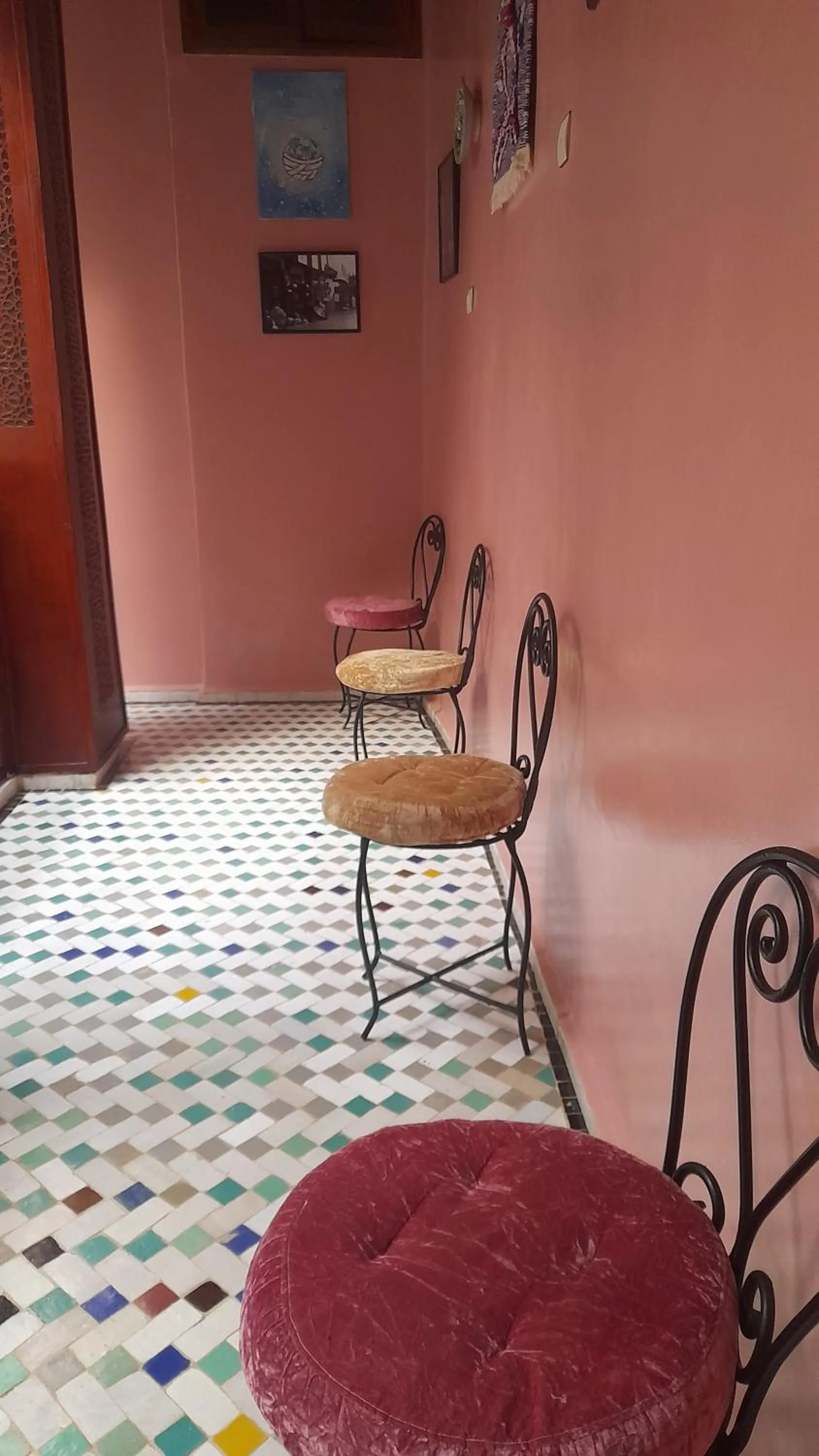 Seating area in Riad amal