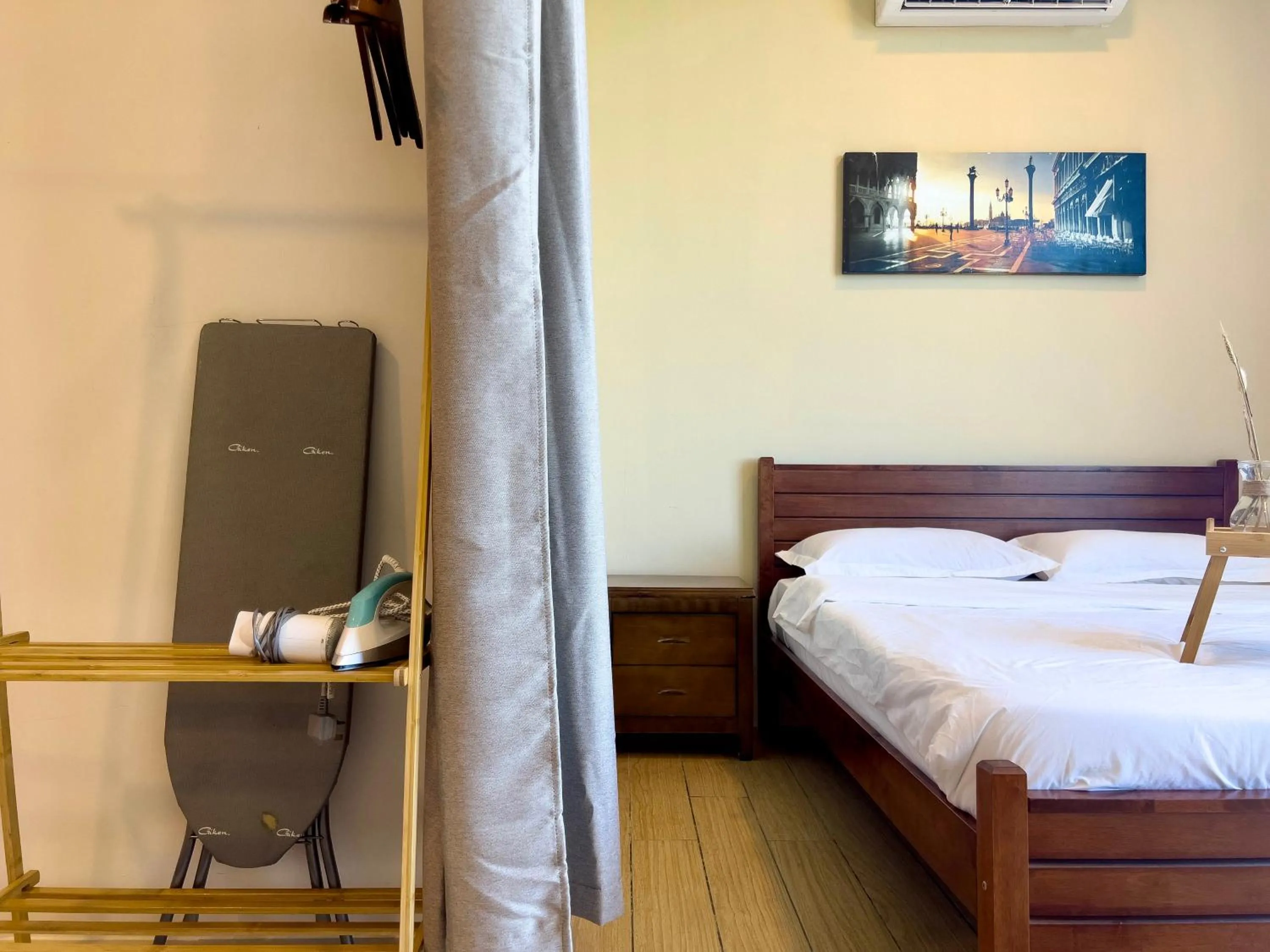 Bed in Hush Inn at ITCC Manhattan Suites