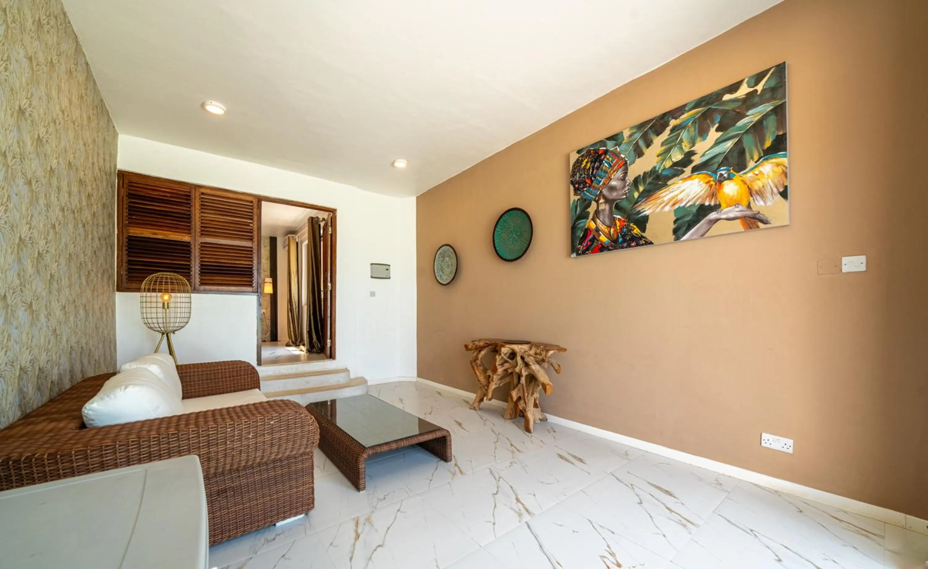 Living room in Coral Rocks Hotel & Restaurant