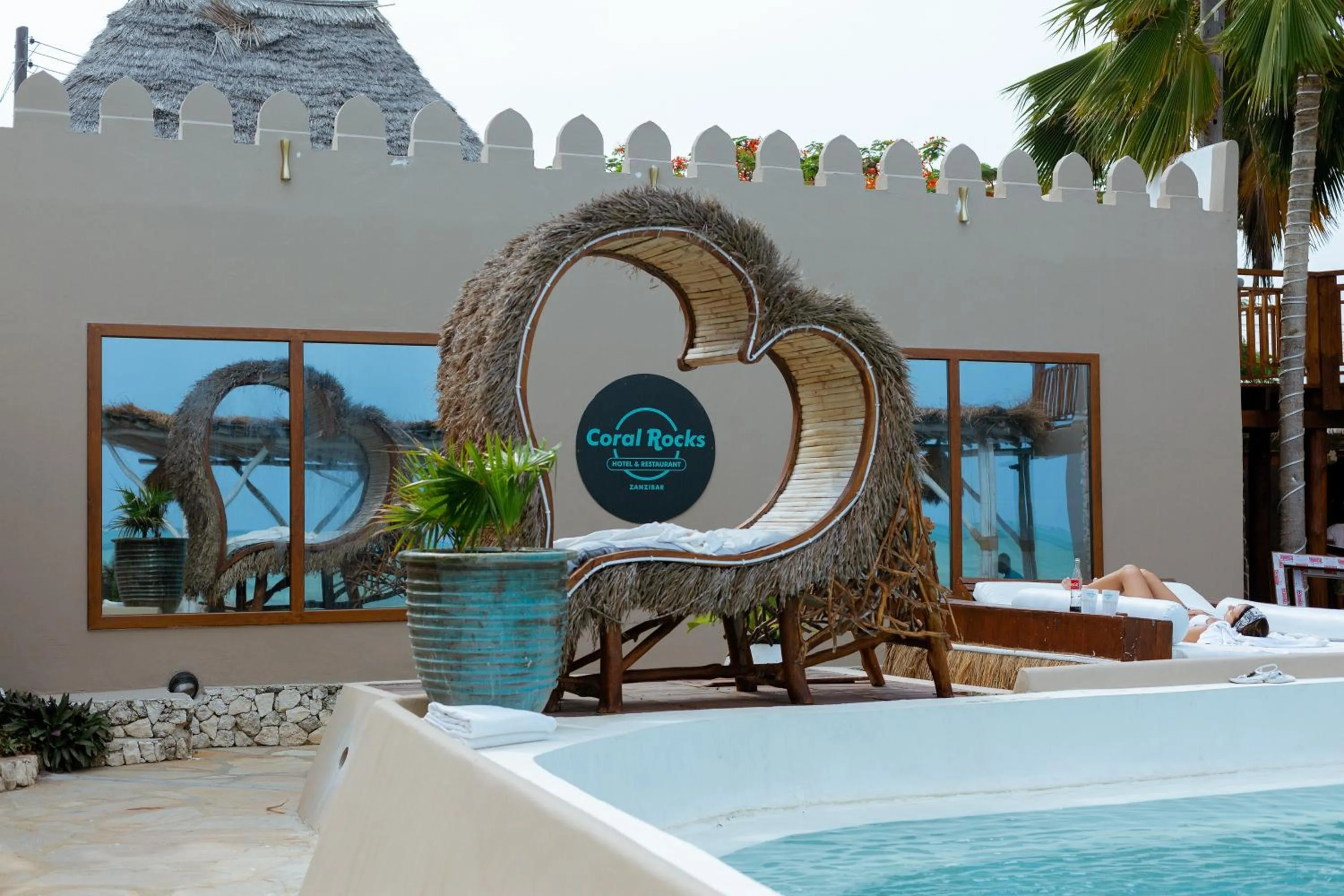 Swimming pool in Coral Rocks Hotel & Restaurant