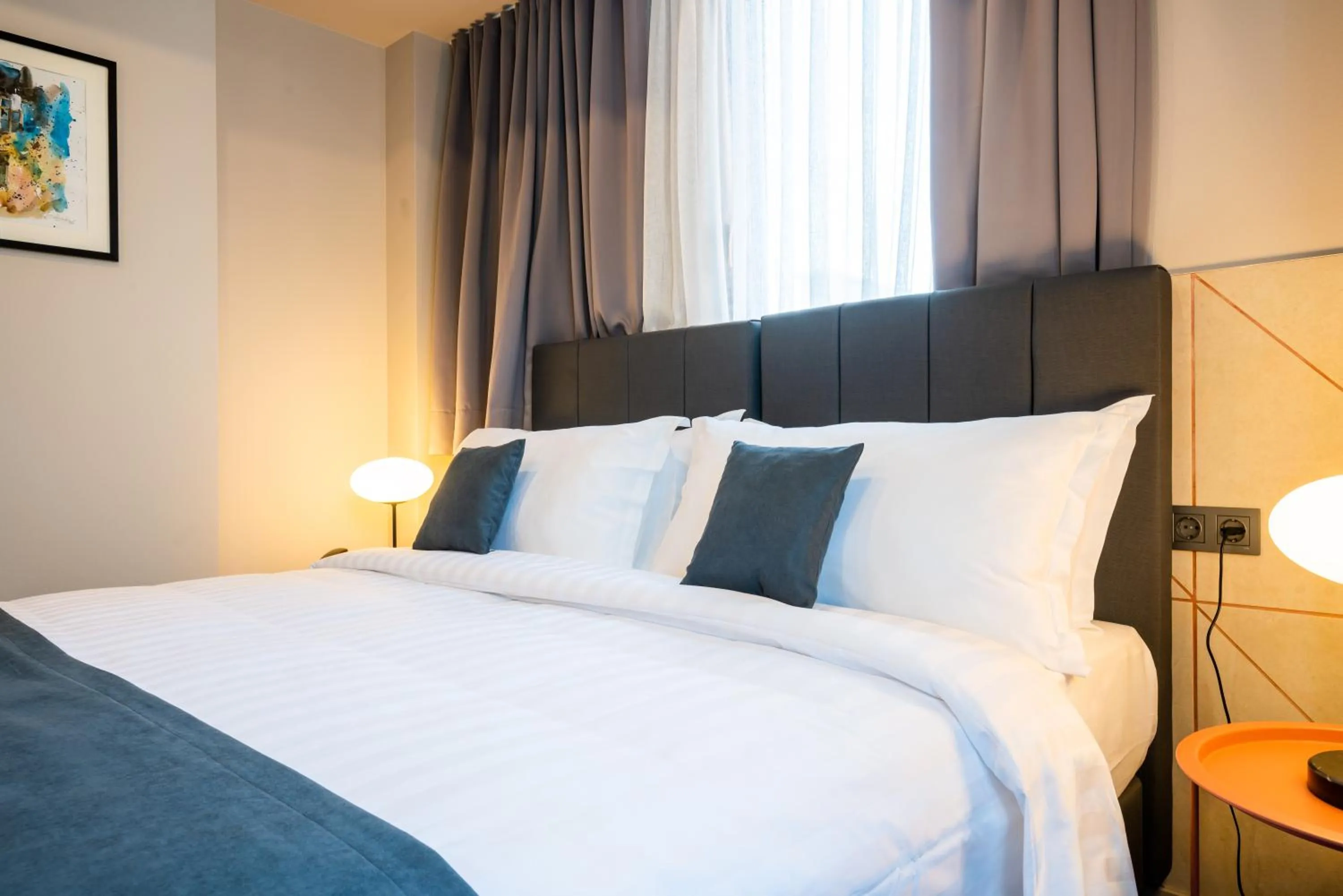 Bed in Reikartz King Tamar Tbilisi