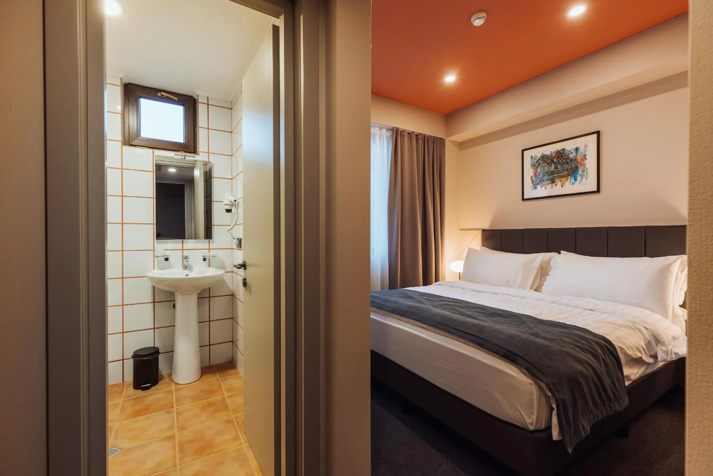 Bed in Reikartz King Tamar Tbilisi