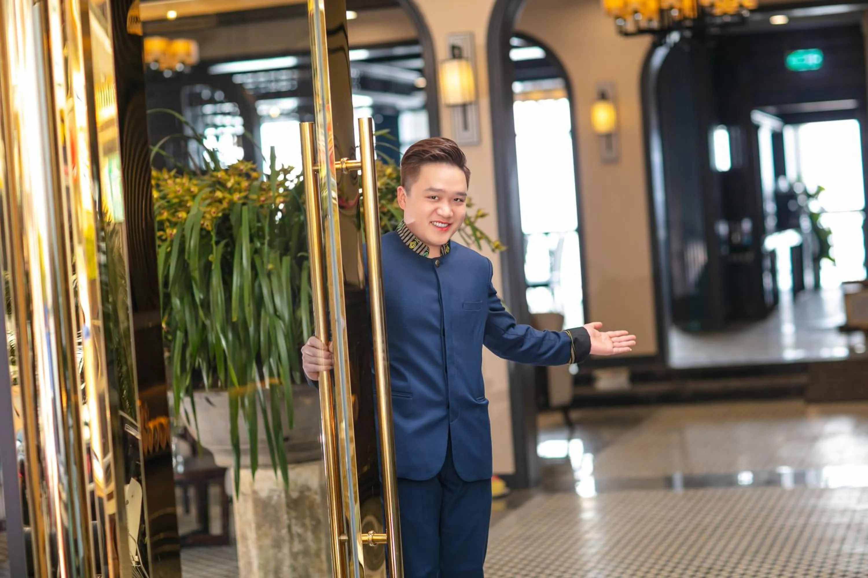 Lobby or reception in DeLaSol Sapa - Central Boutique Hotel