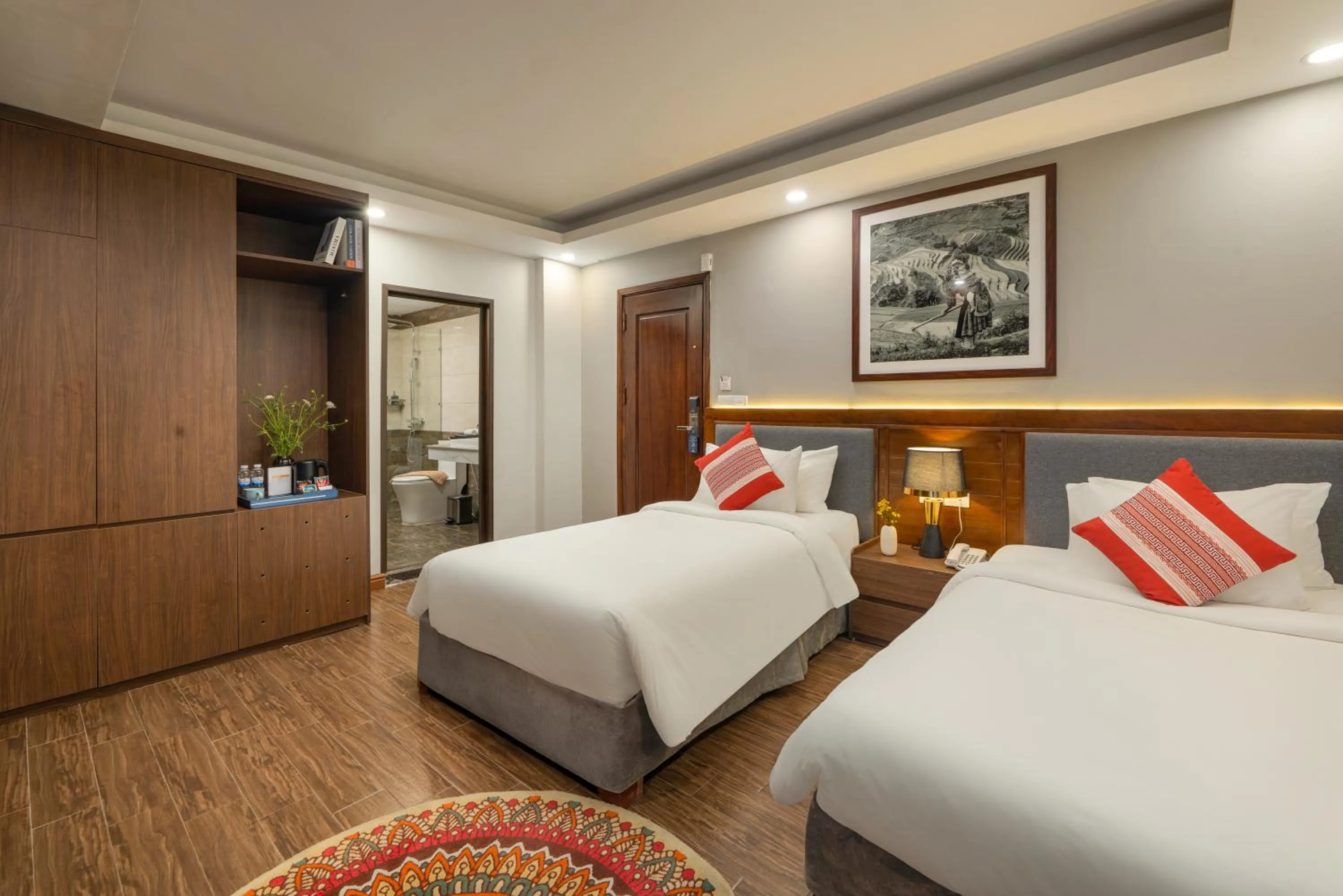 Bed in DeLaSol Sapa - Central Boutique Hotel