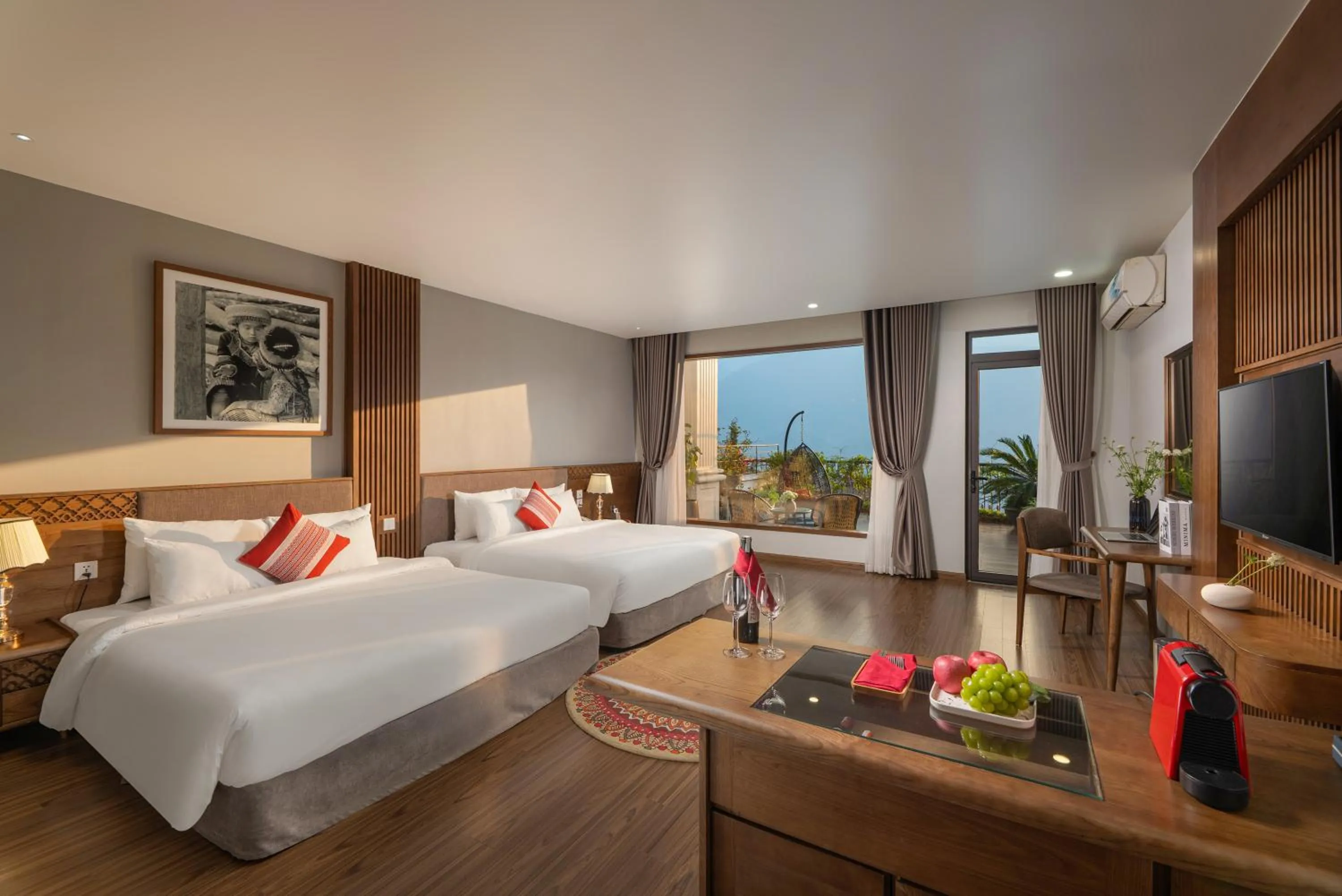 Bed in DeLaSol Sapa - Central Boutique Hotel