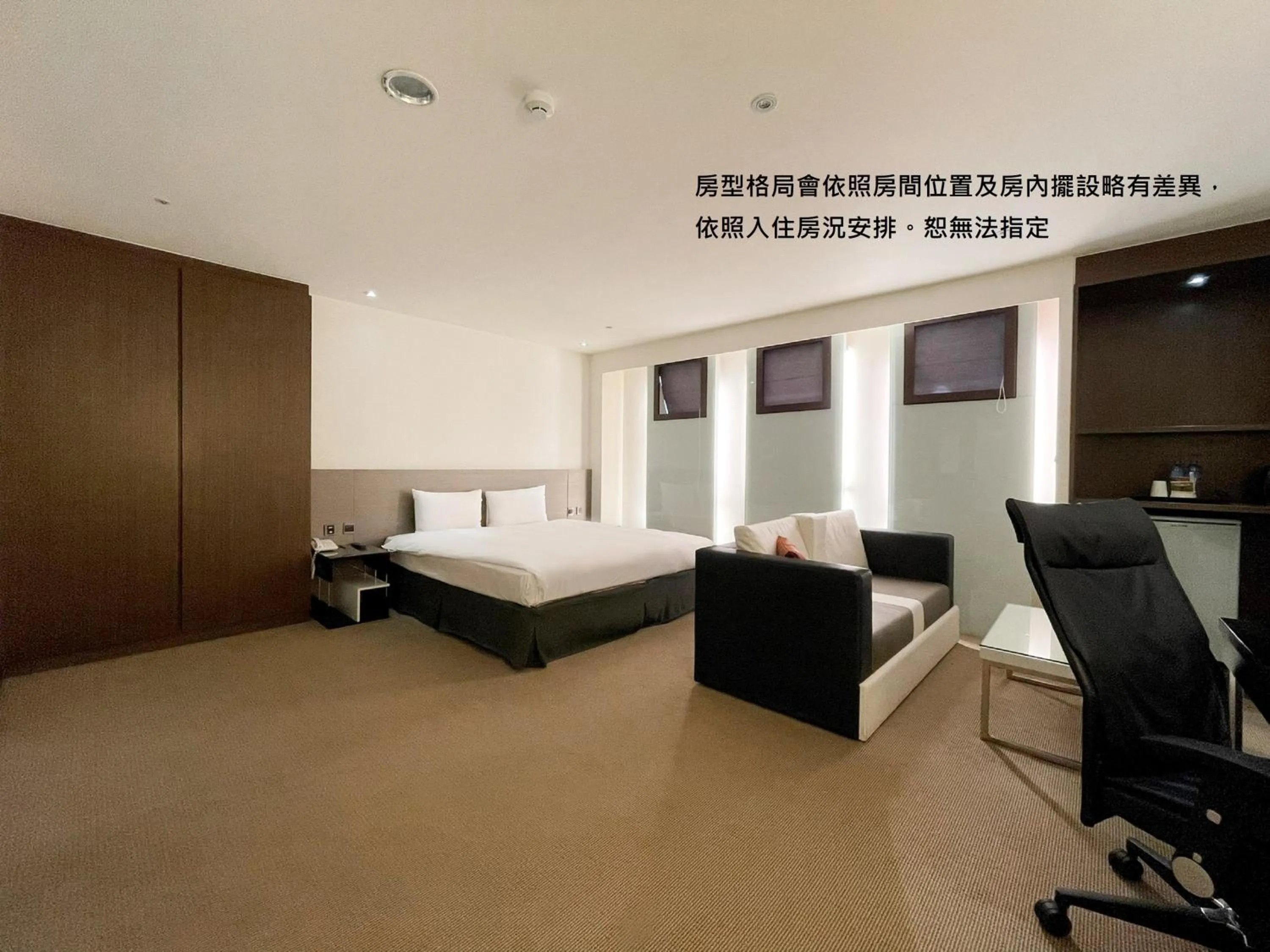 Photo of the whole room, Bed in Guide Hotel Hsinchu Zhongyang