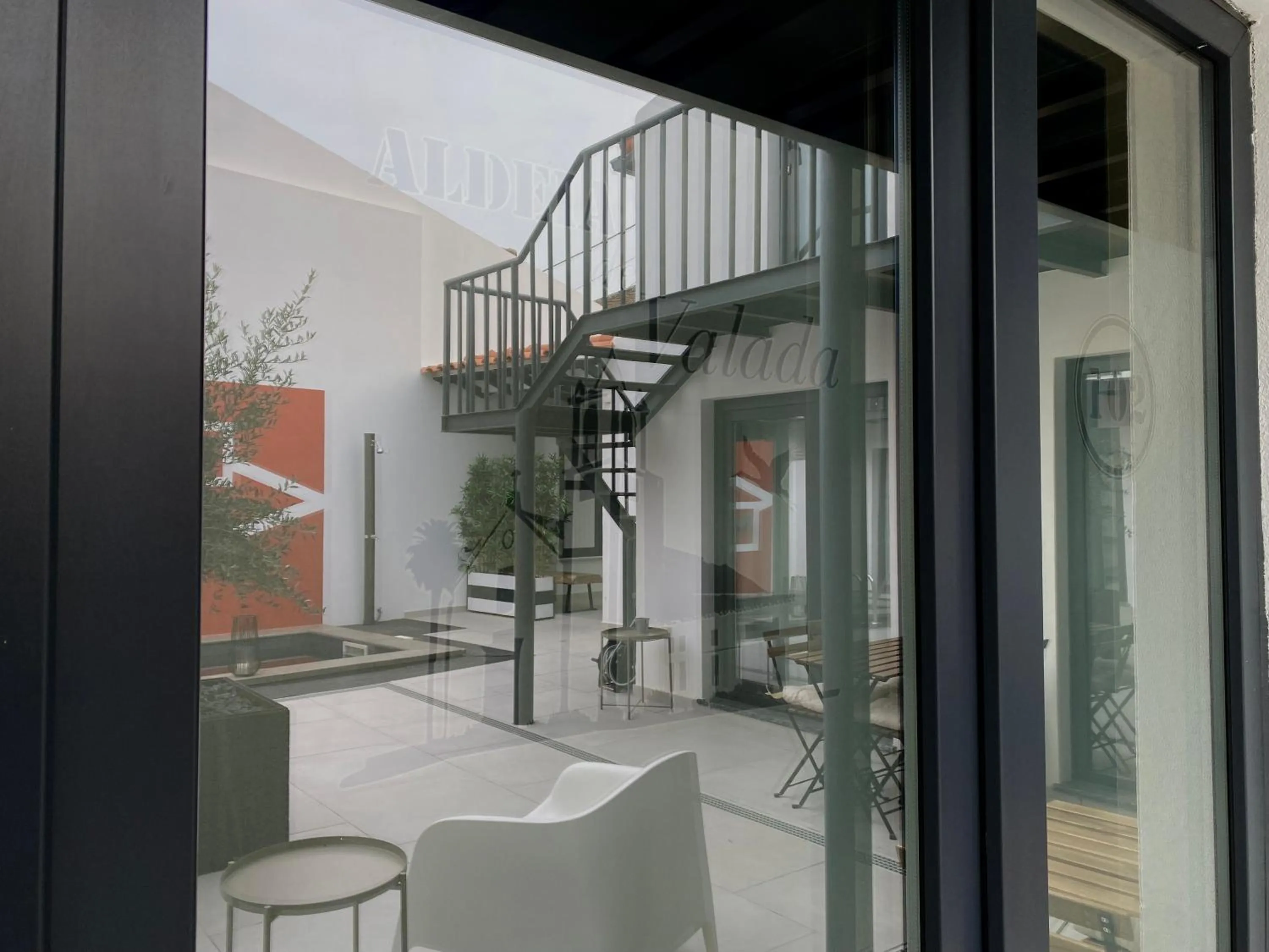 Inner courtyard view in Villa Rio by Valada Village