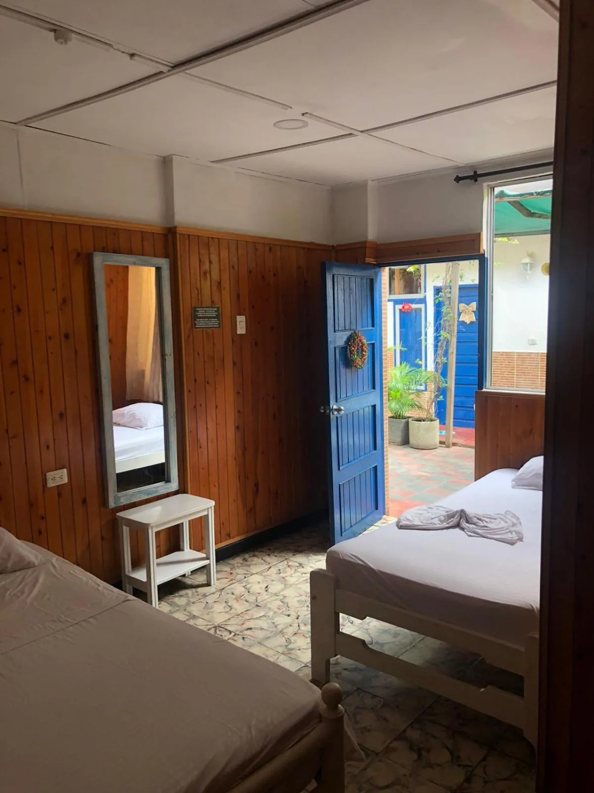 Bed in Hostal Luna Llena Getsemaní