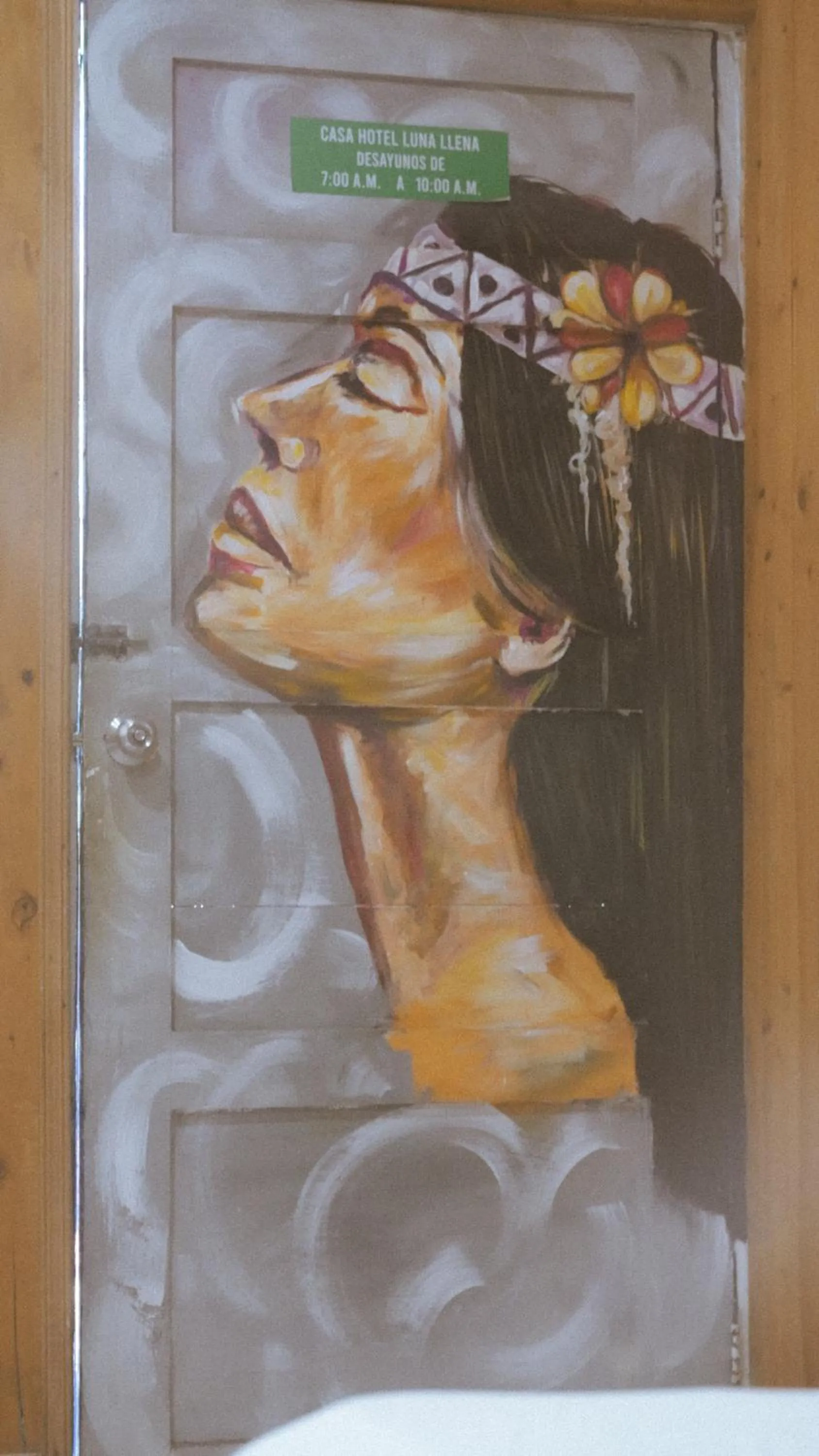 Decorative detail in Hostal Luna Llena Getsemaní