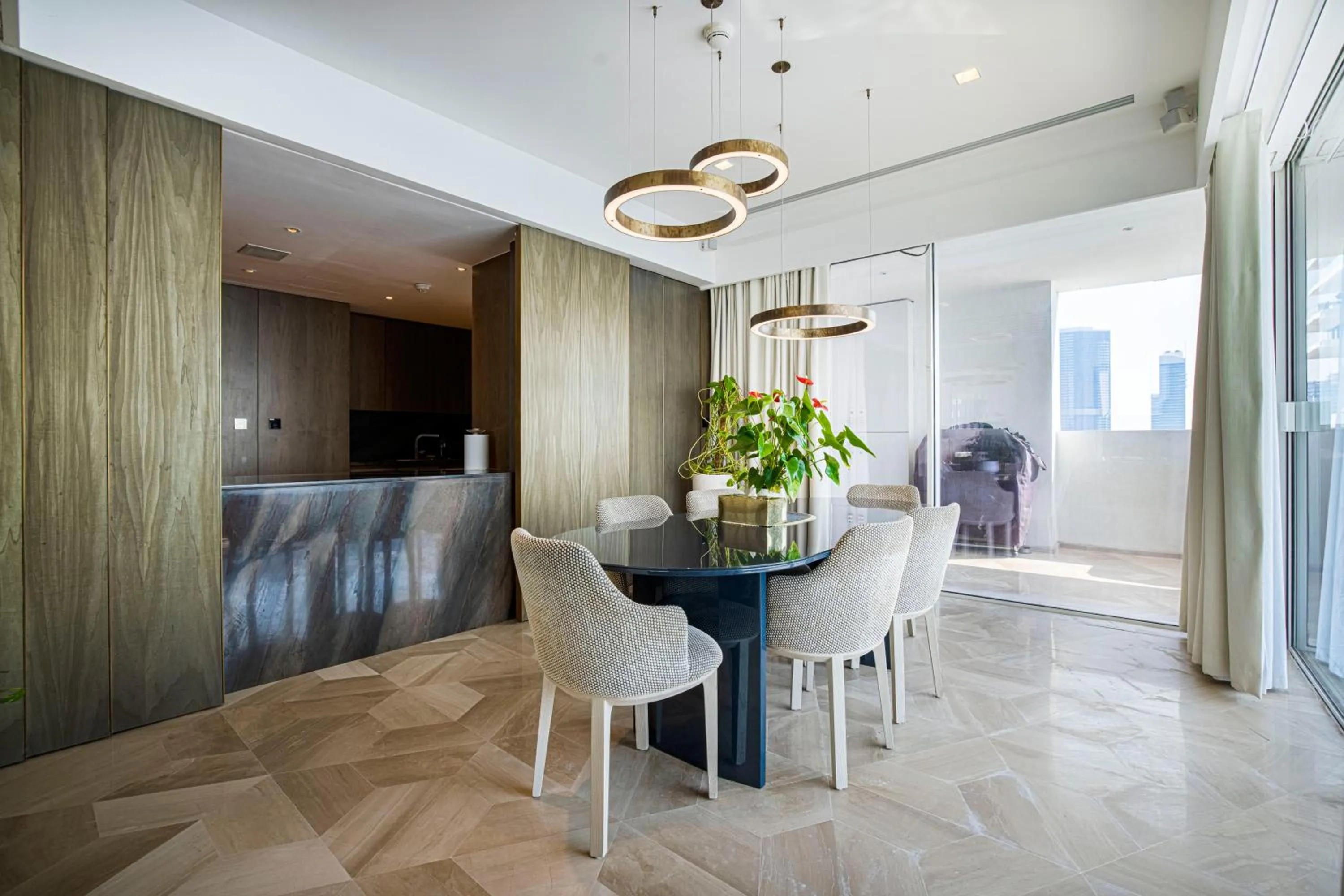 Living room in Five Palm Luxury Penthouse Full Marina View & Private Pool