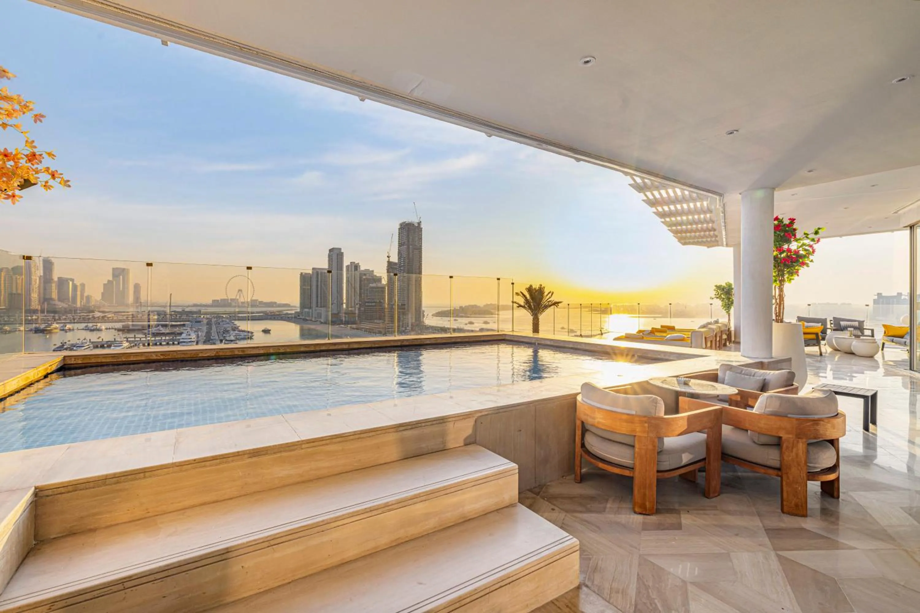 Five Palm Luxury Penthouse Full Marina View & Private Pool