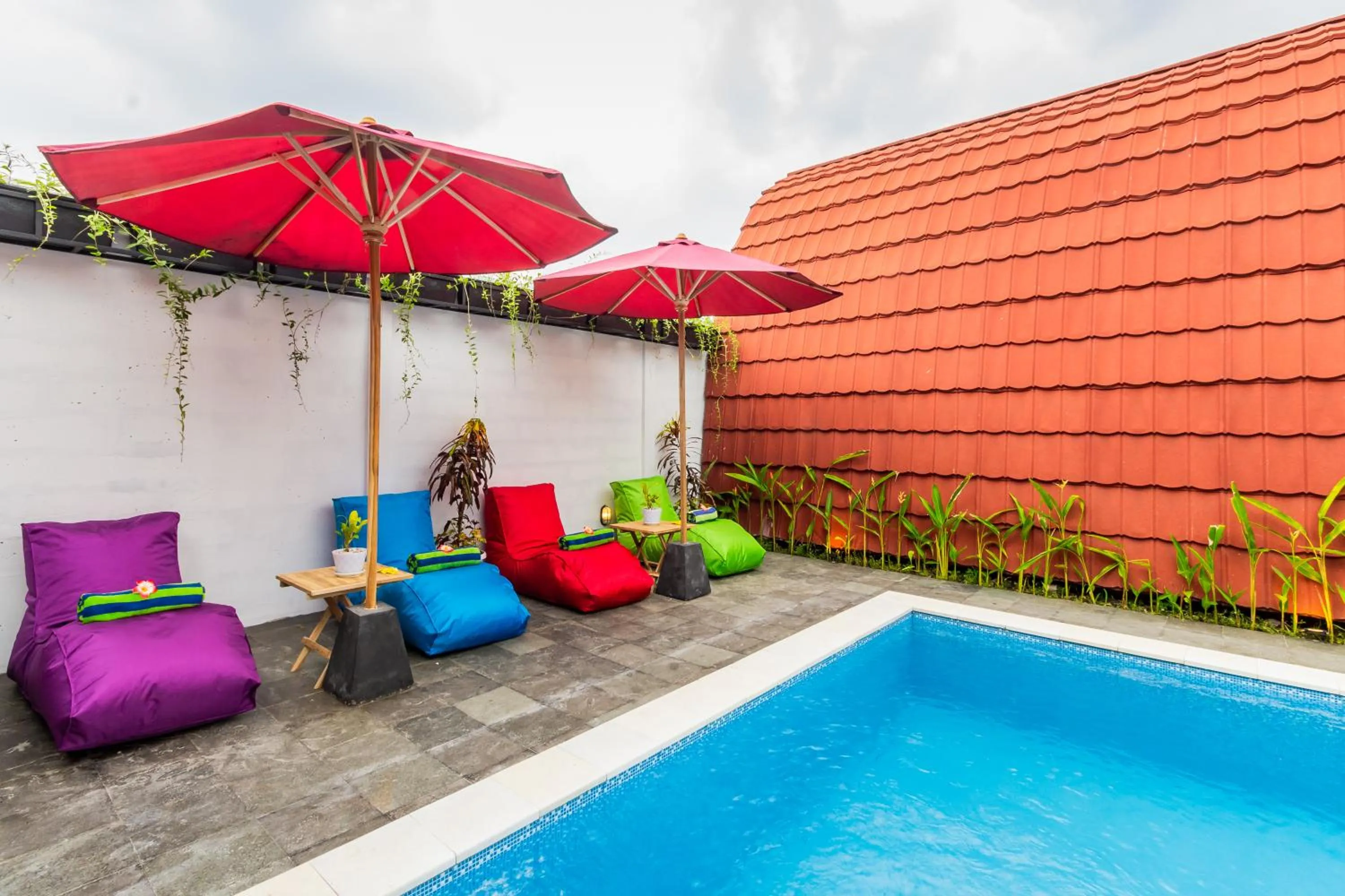 Swimming pool in Omah Lumbung Yogyakarta