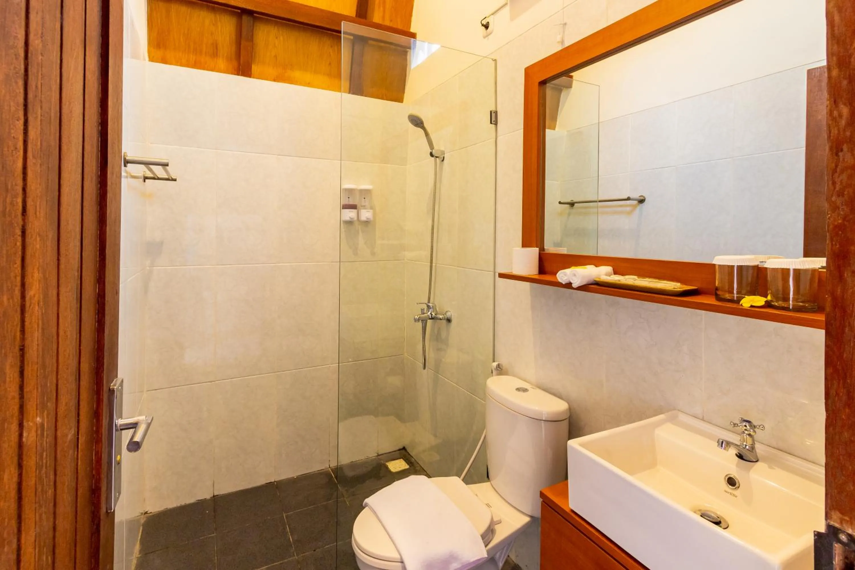 Bathroom in Omah Lumbung Yogyakarta