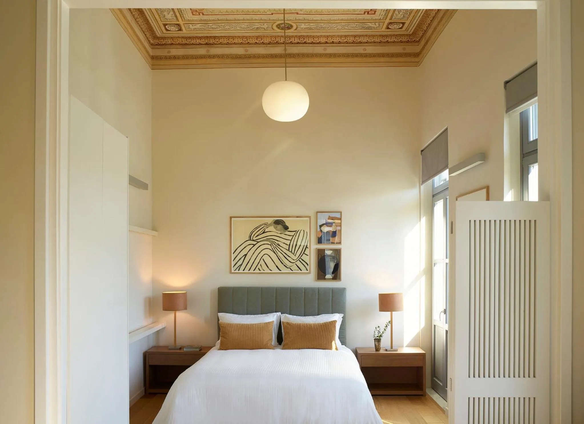 Bedroom, Bed in Del Taso 1850