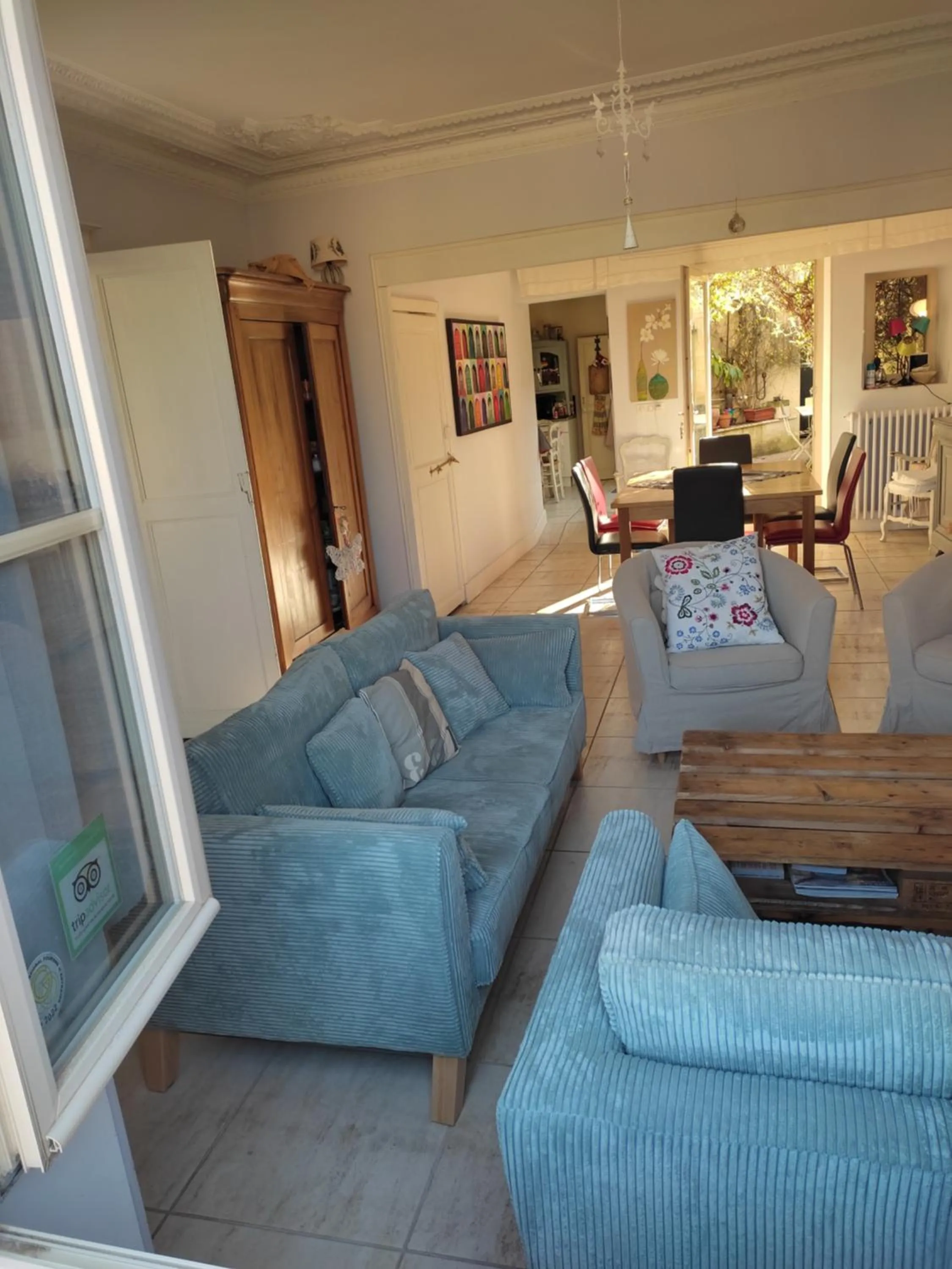 Living room in Les Angelots