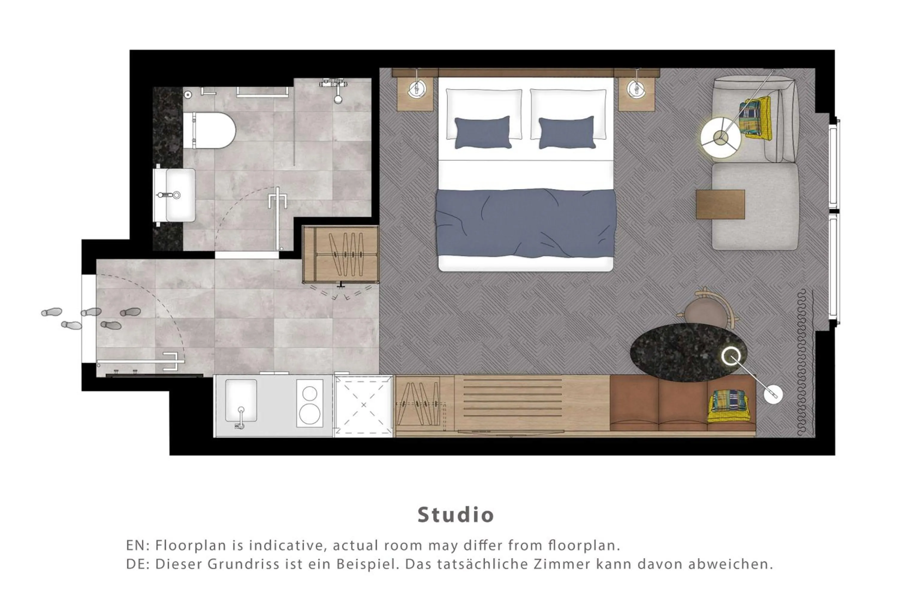 Photo of the whole room in Adina Apartment Hotel Stuttgart