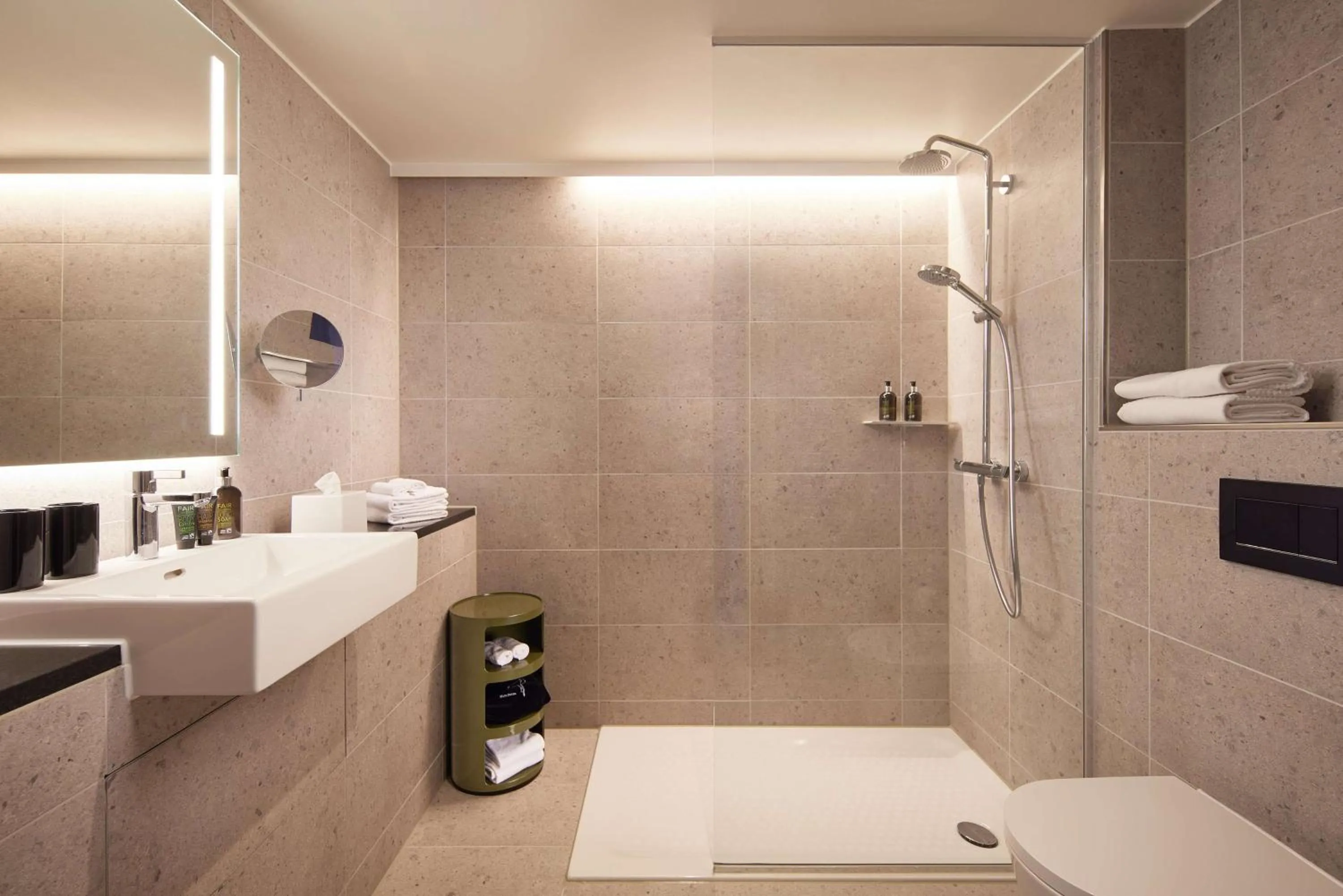 Bathroom in Adina Apartment Hotel Stuttgart