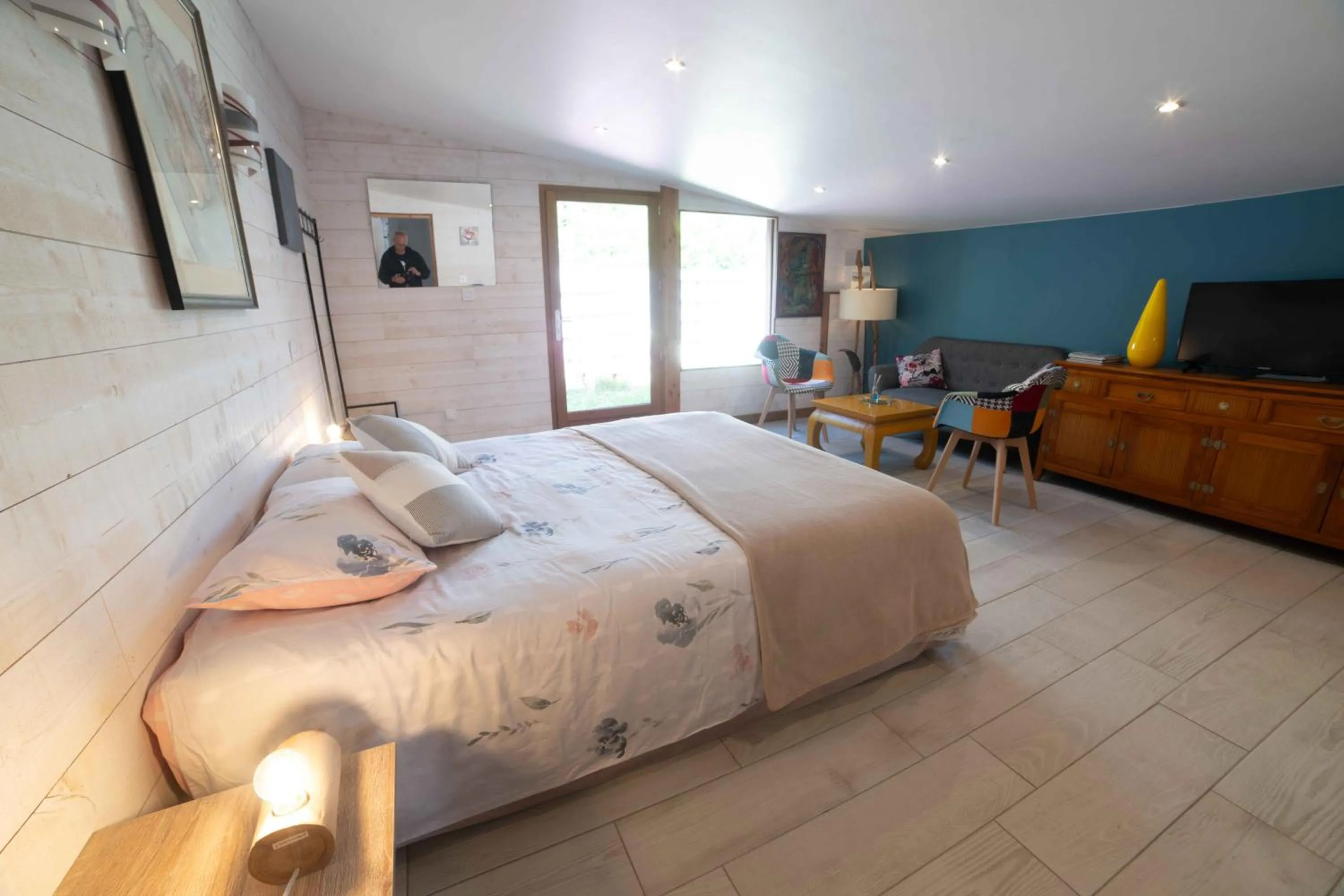 Bed in Chez Jocelyne Lhermite