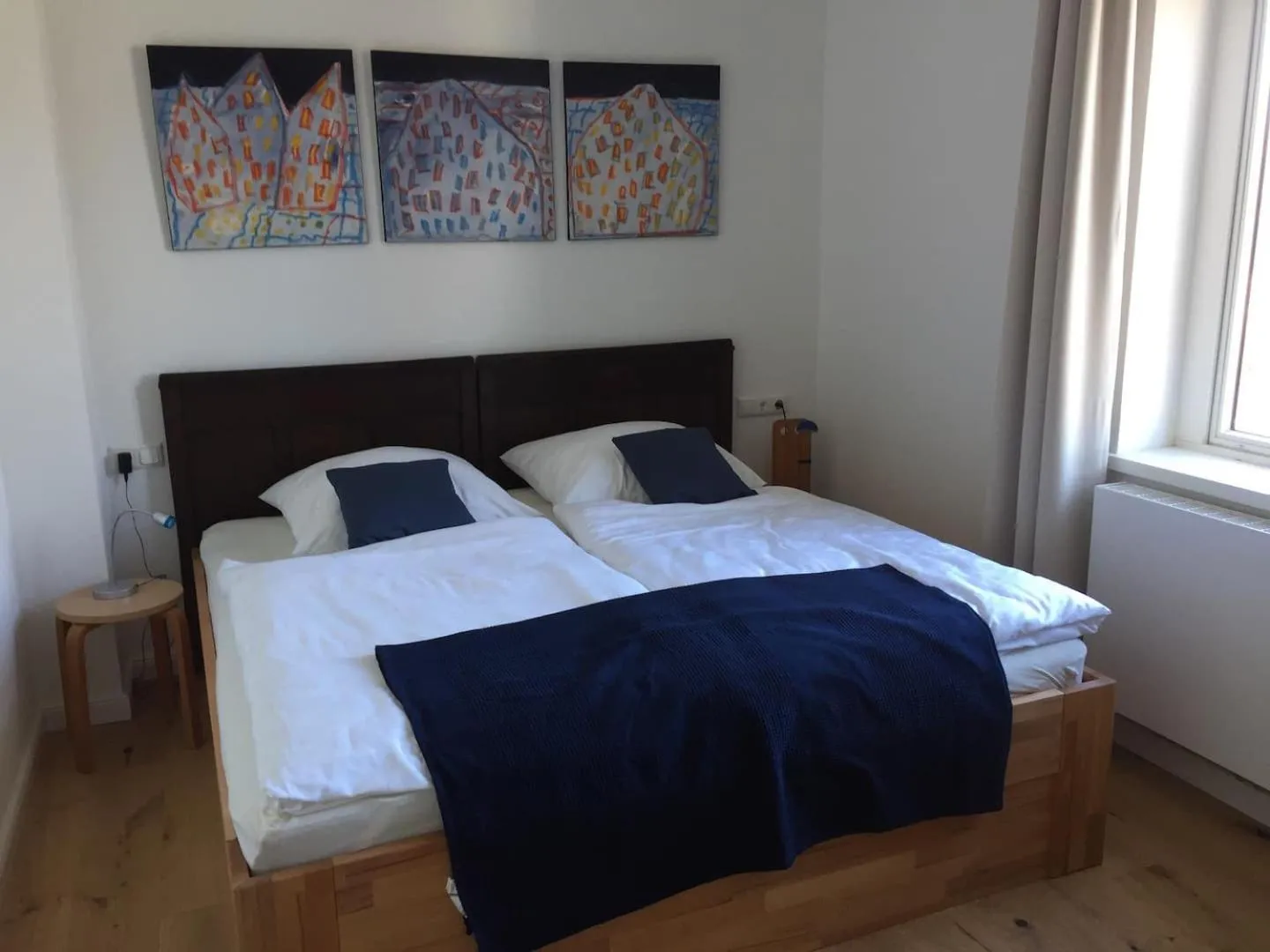 Bedroom, Bed in Villa GleisBett