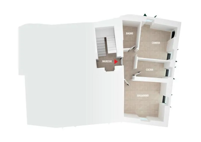 Floor plan in Villa Borgo Borago
