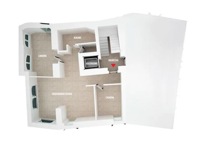 Floor plan in Villa Borgo Borago