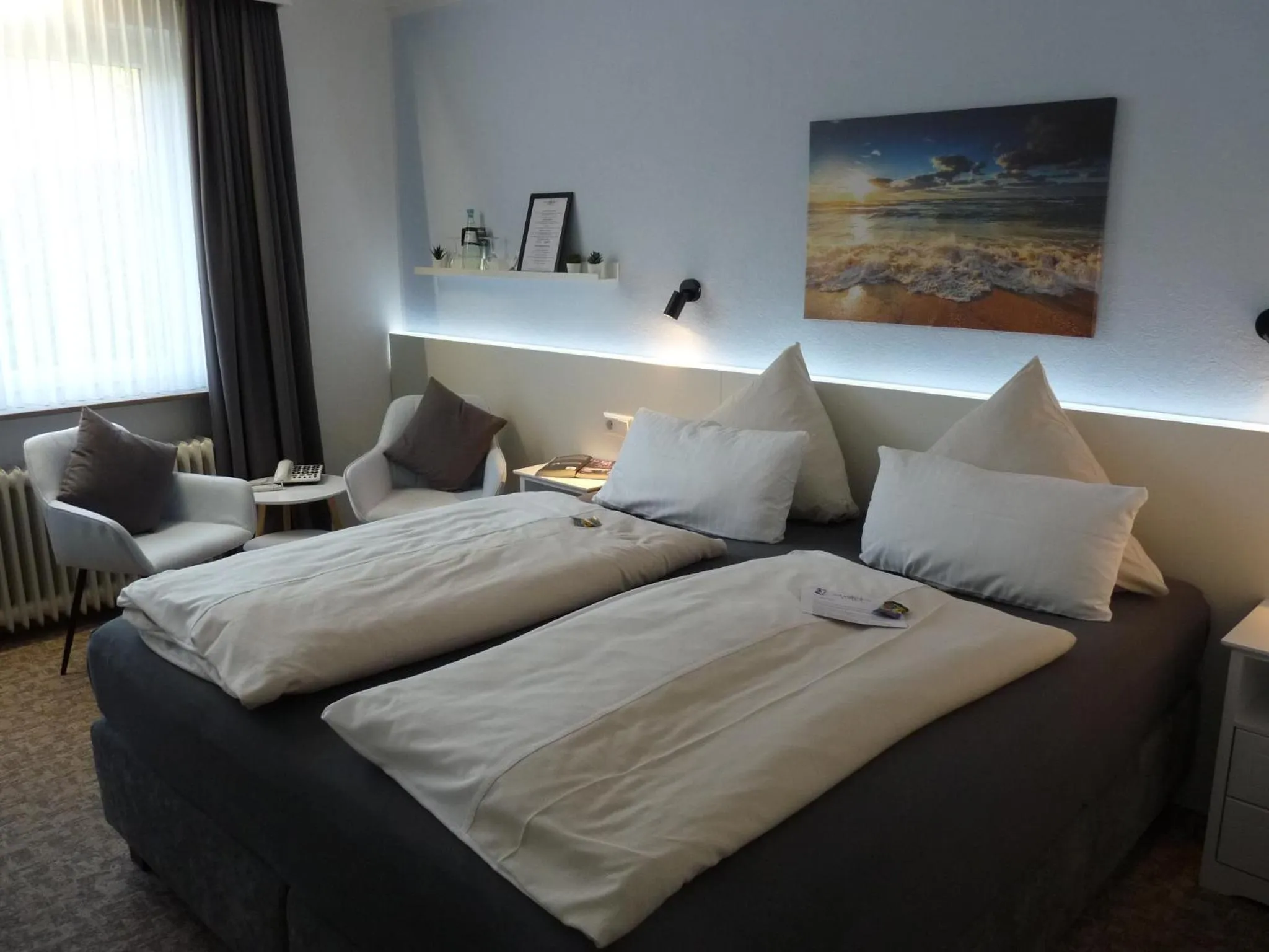 Bed in Hotel zum Rosenteich