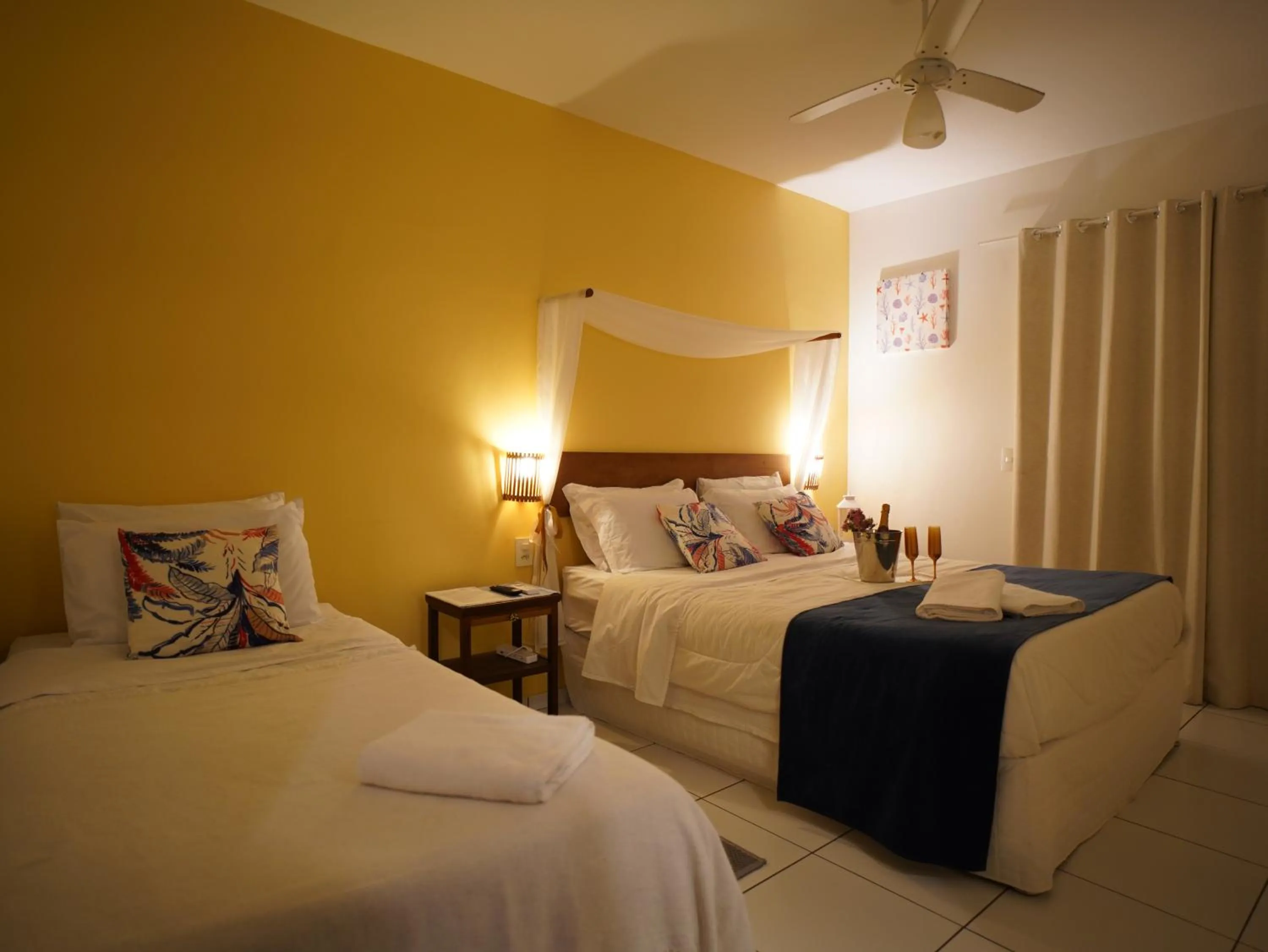 Bed in Hotel Liberdade Búzios