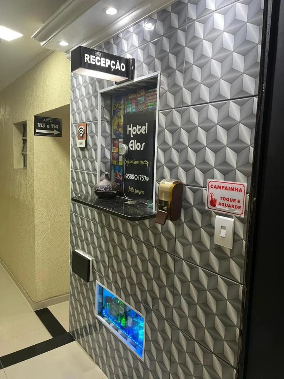 Lobby or reception in Hotel Ellos