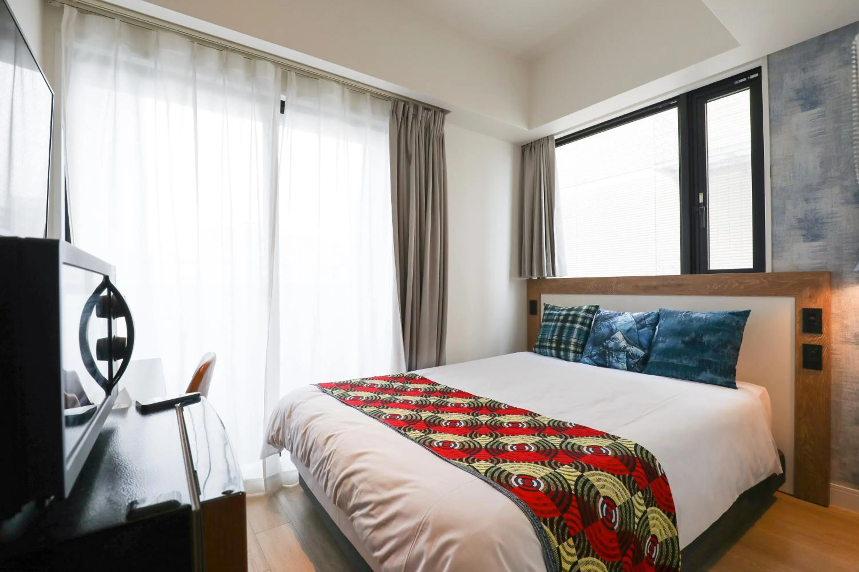 Bed in FFFFFF Hotel エフホテル