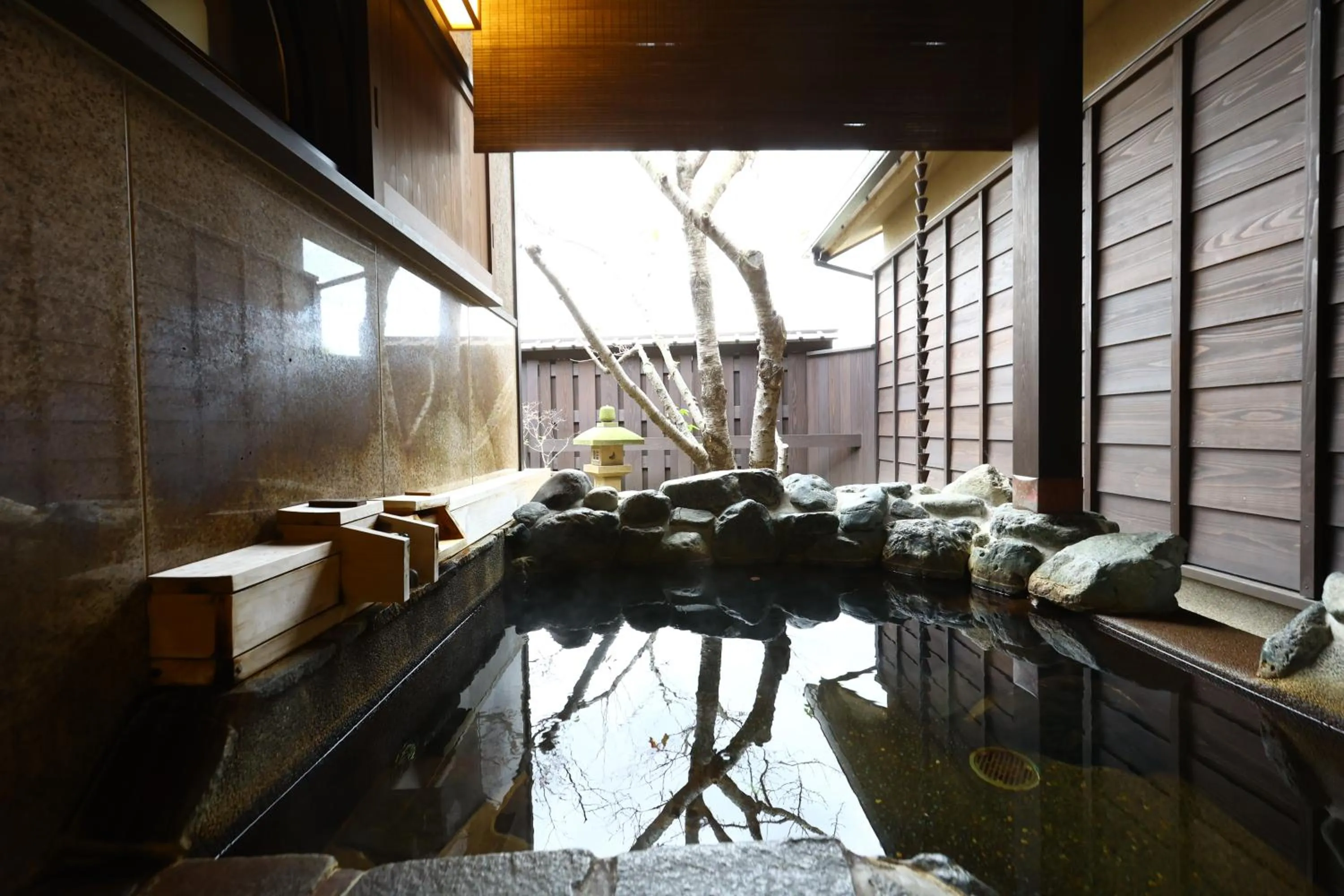 Hot Spring Bath in Inishie no Yado Keiun