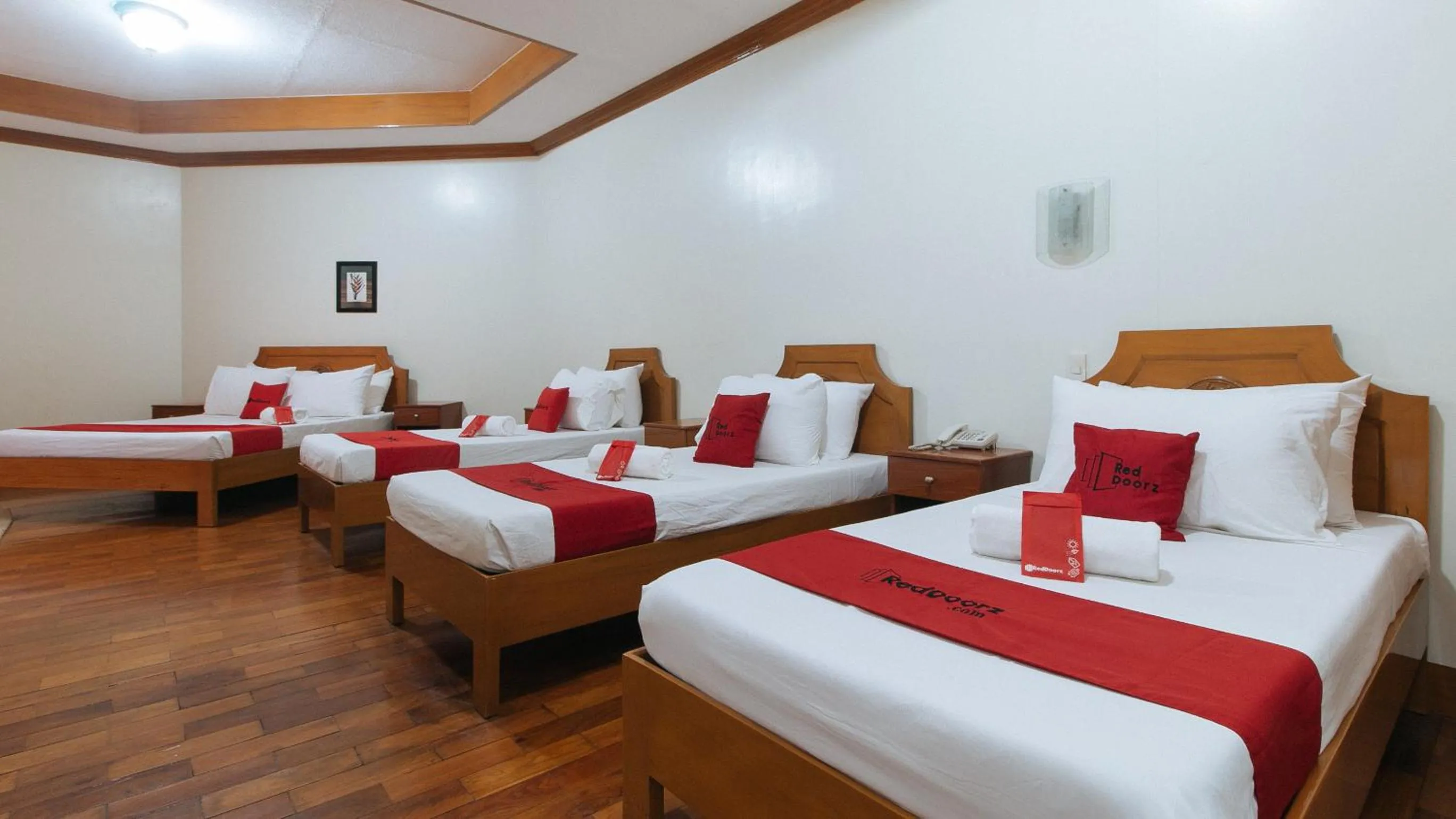 Bed in RedDoorz Premium @ Nick Hotel Gerona Tarlac