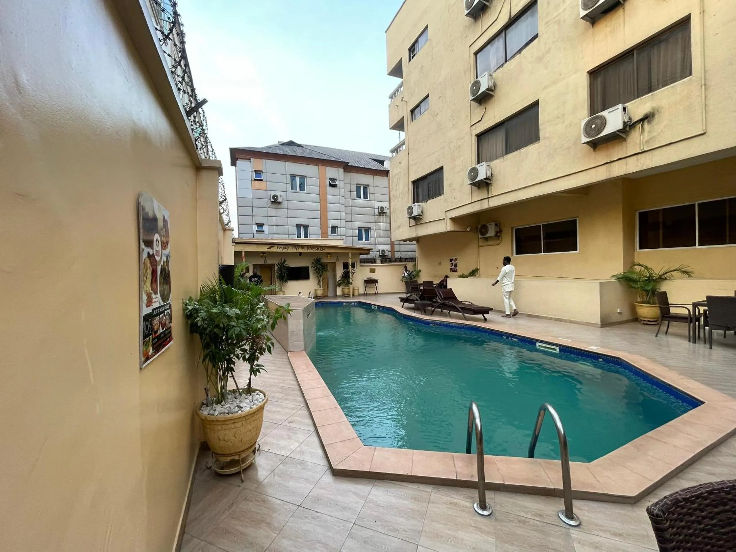 Pool view in Presken Hotel Fajodd-4, Allen, Ikeja, Lagos
