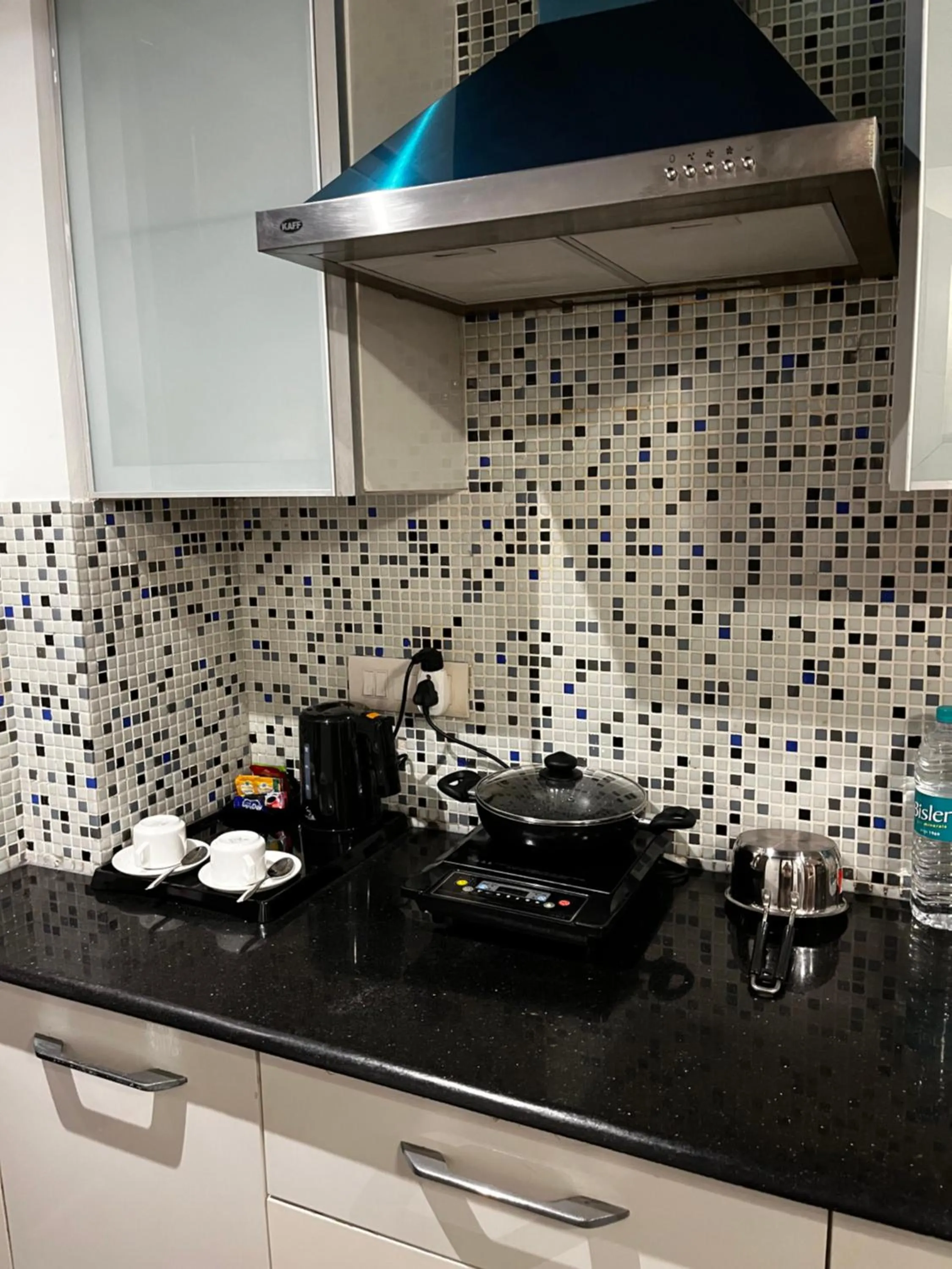 Kitchen or kitchenette in Yuhi Suites