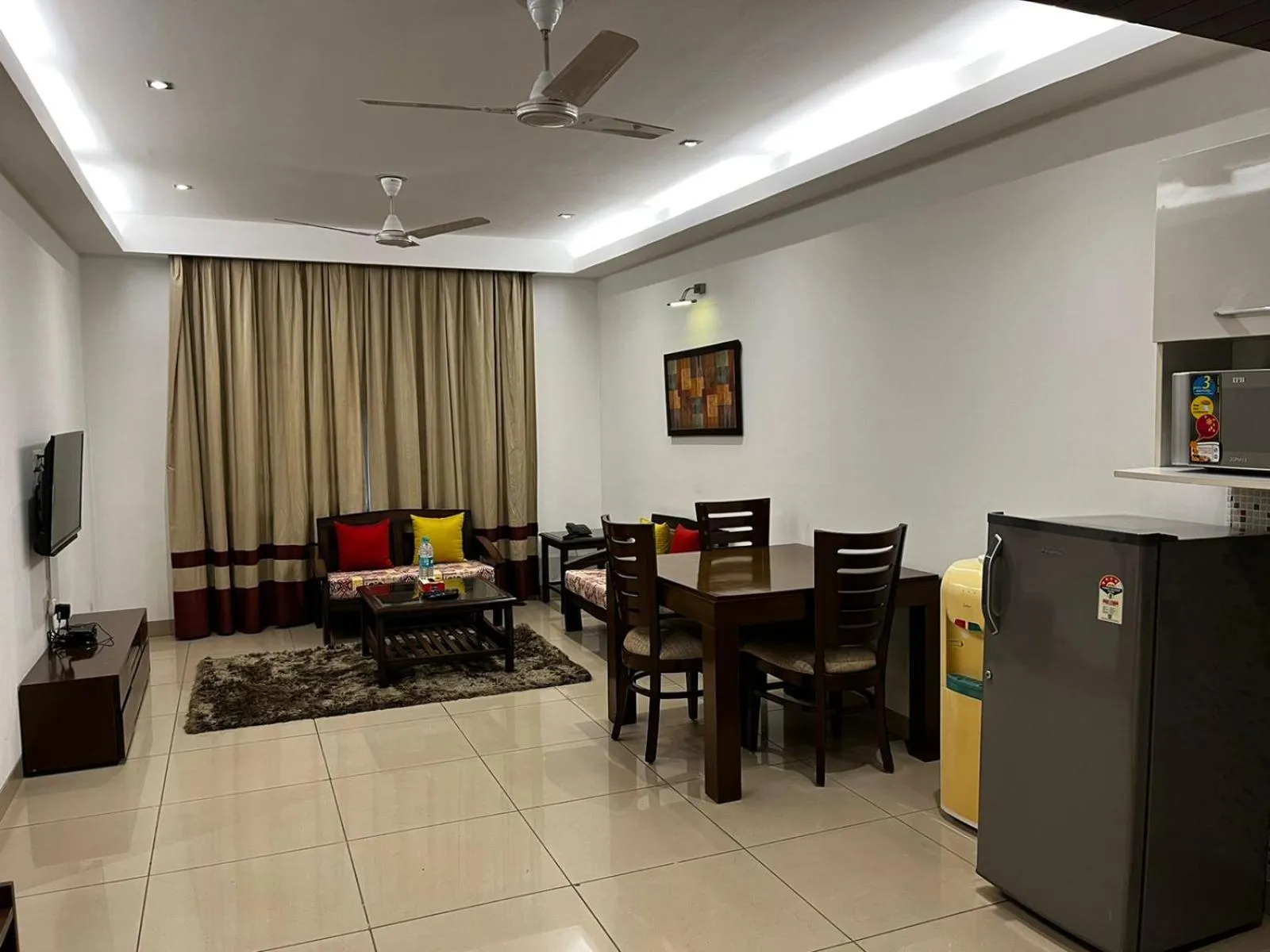 Living room in Yuhi Suites